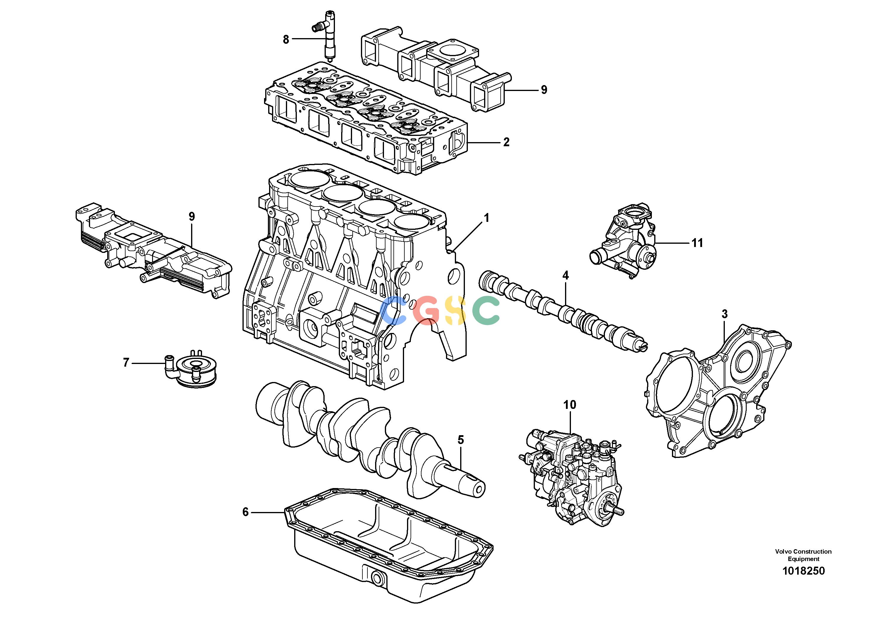 沃尔沃零件查询MC90B EngineS/N 71000 -11858384-11858385VOE11858384NoneAutodata Volvo online