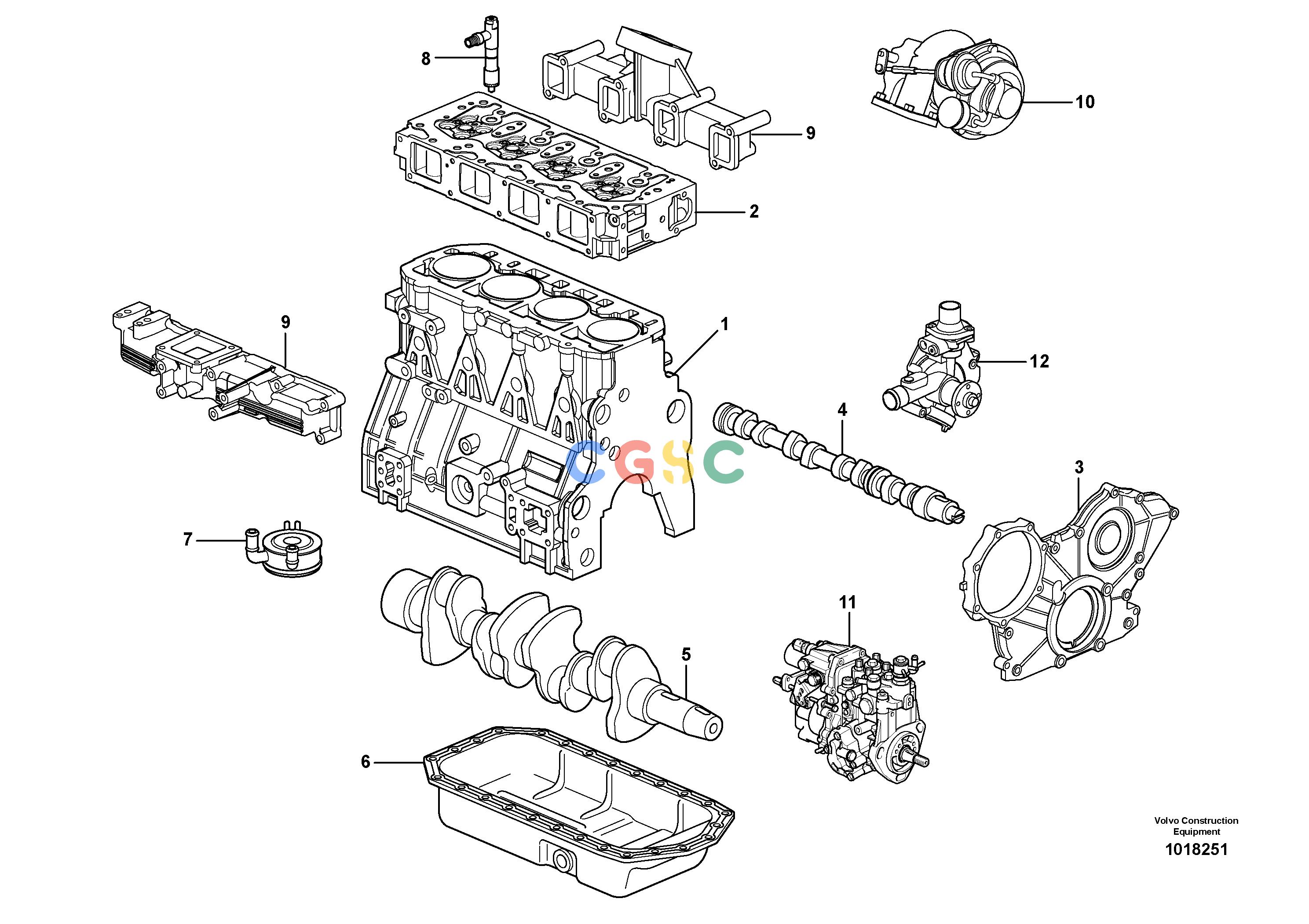 沃尔沃零件查询MC90B EngineS/N 71000 -11858380-11858381VOE11858380NoneAutodata Volvo online