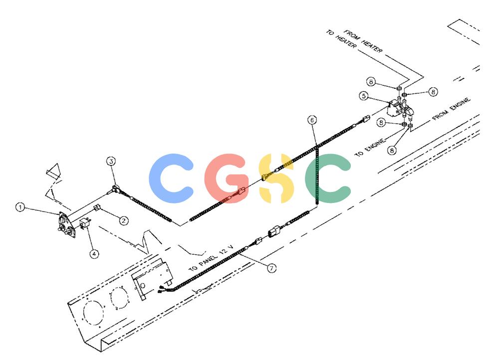 凯斯零件查询(FLX3330B) - FLOATER (12/99-9/02) (01-007) - TEMPERATURE CONTROL ASSEMBLY Case Agriculture