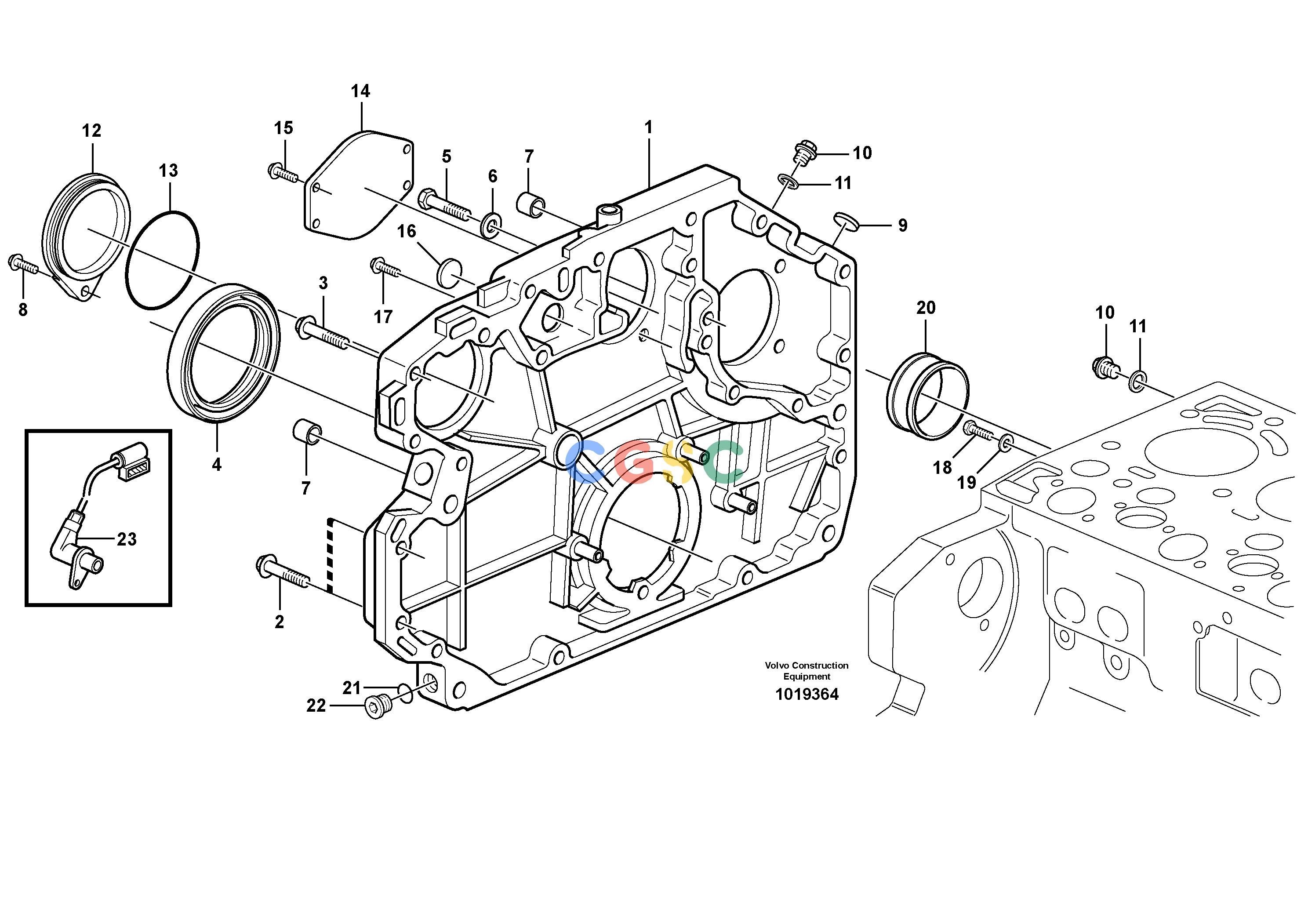 沃尔沃零件查询EW160B Timing gear casing and gearsNone NoneNoneNoneAutodata Volvo online