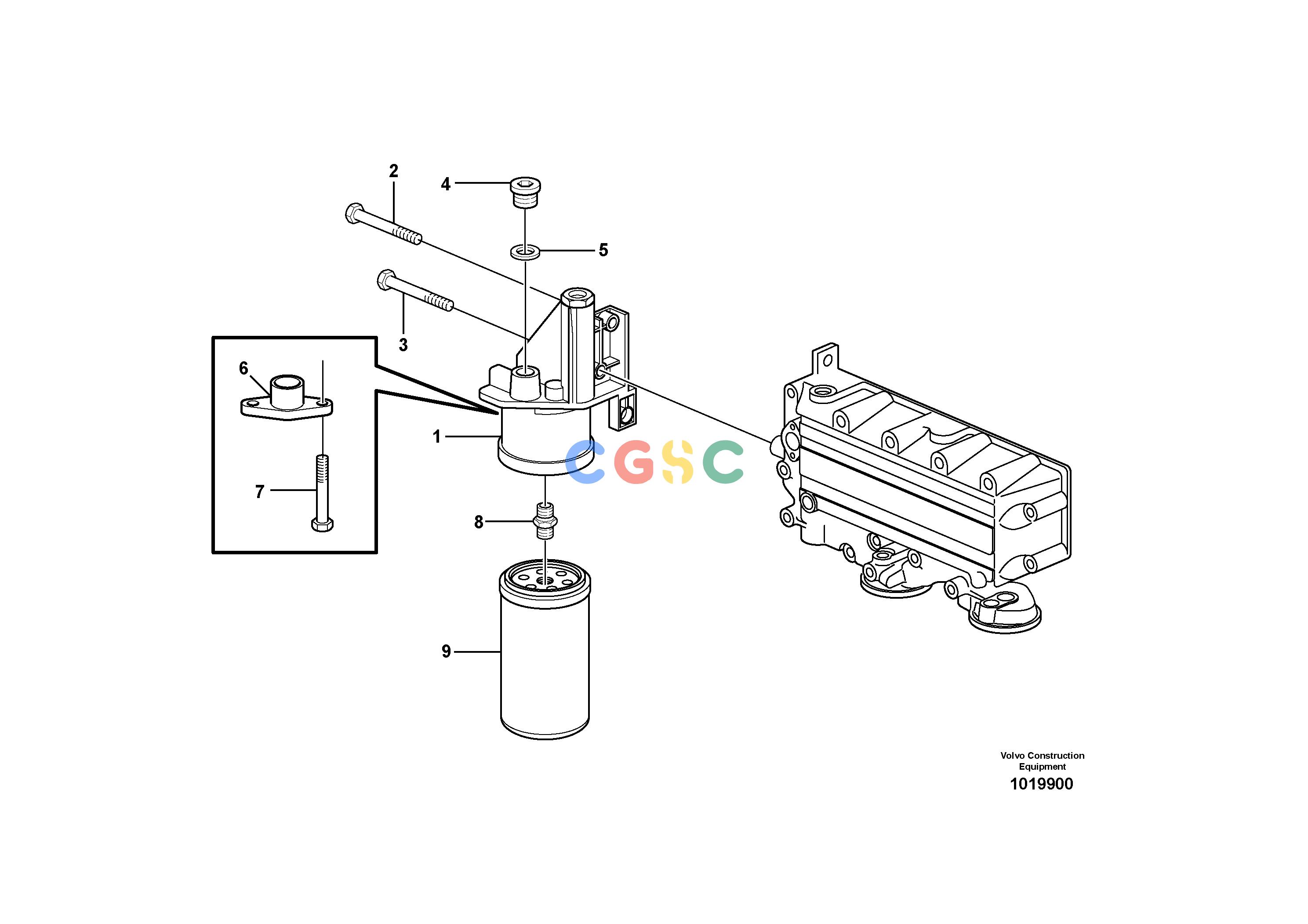 沃尔沃零件查询FC2924C Fuel filterS/N 110001 - 1100408279626-NoneNoneNoneE PRODAutodata Volvo online