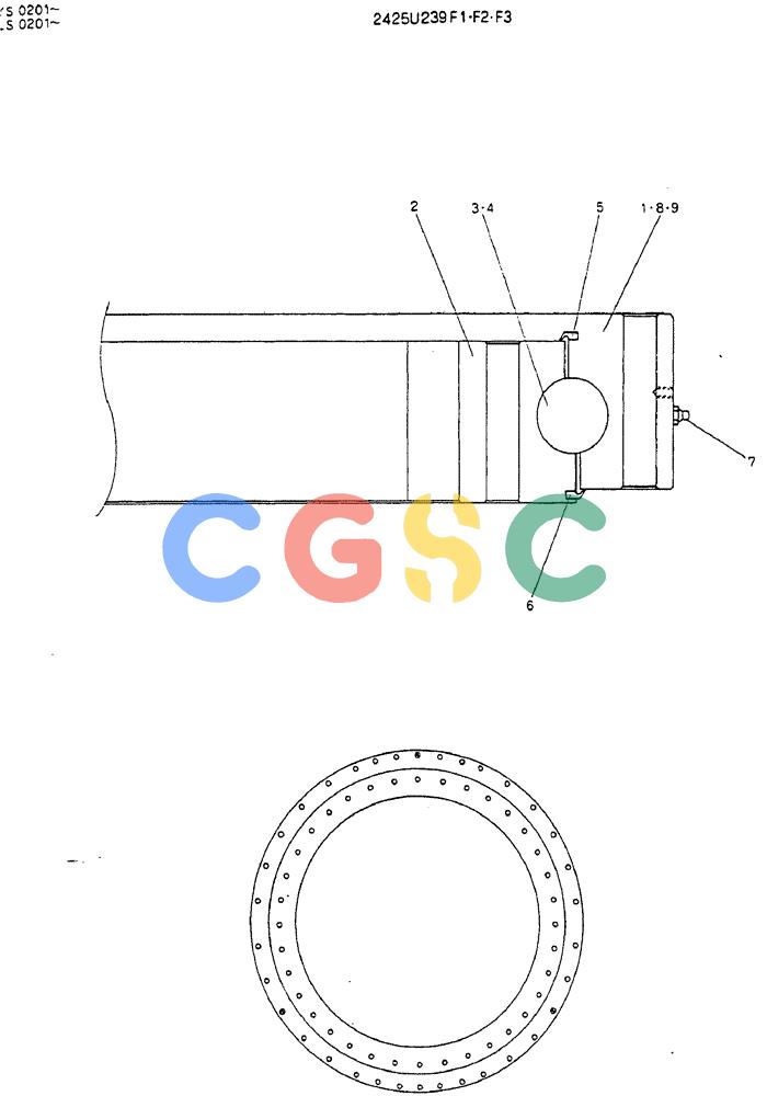 神钢零件查询(MD450BLC) - EXCAVATOR BTW TS0201 - TS0394 (1/80-12/06) (06-008) - RING, SLEWING Kobelco