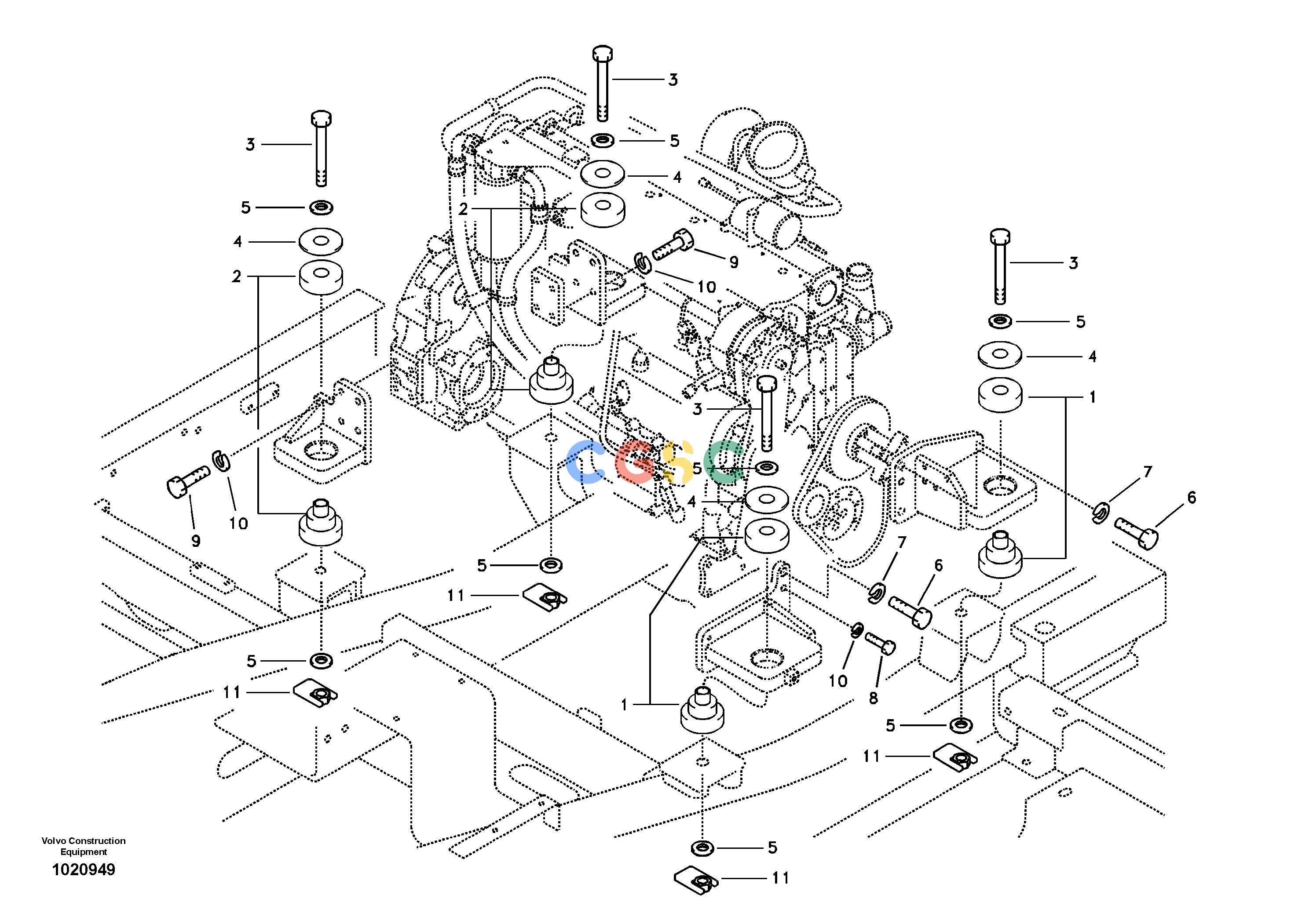 沃尔沃零件查询EC240B Engine mountAPPENDIX FX FORESTRY VER.8281315-8281316NoneNoneNoneAutodata Volvo online