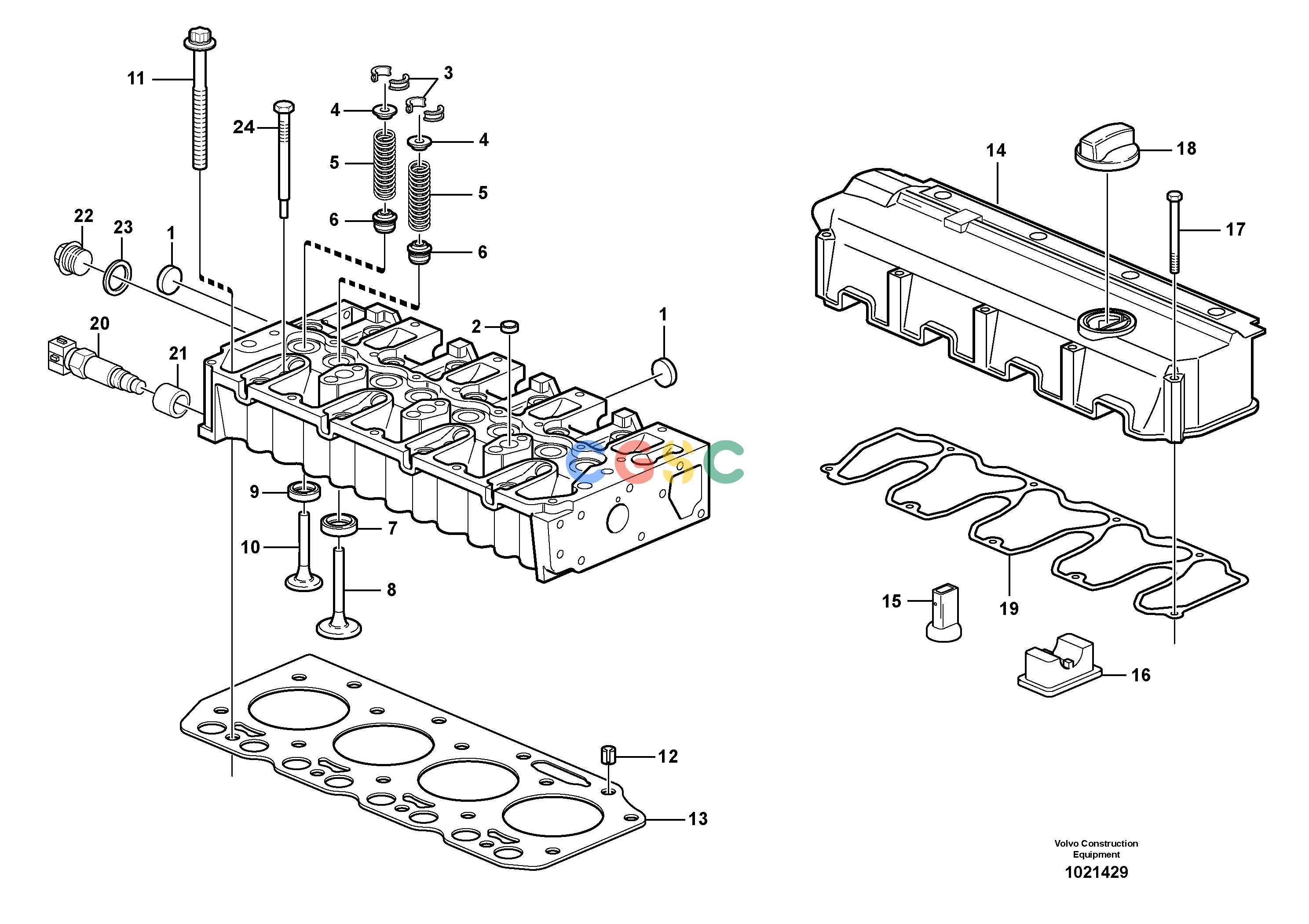 沃尔沃零件查询BL71 Cylinder headNone11883246,11885148-11887322VOE11883246E PROD - 01/2006Autodata Volvo online