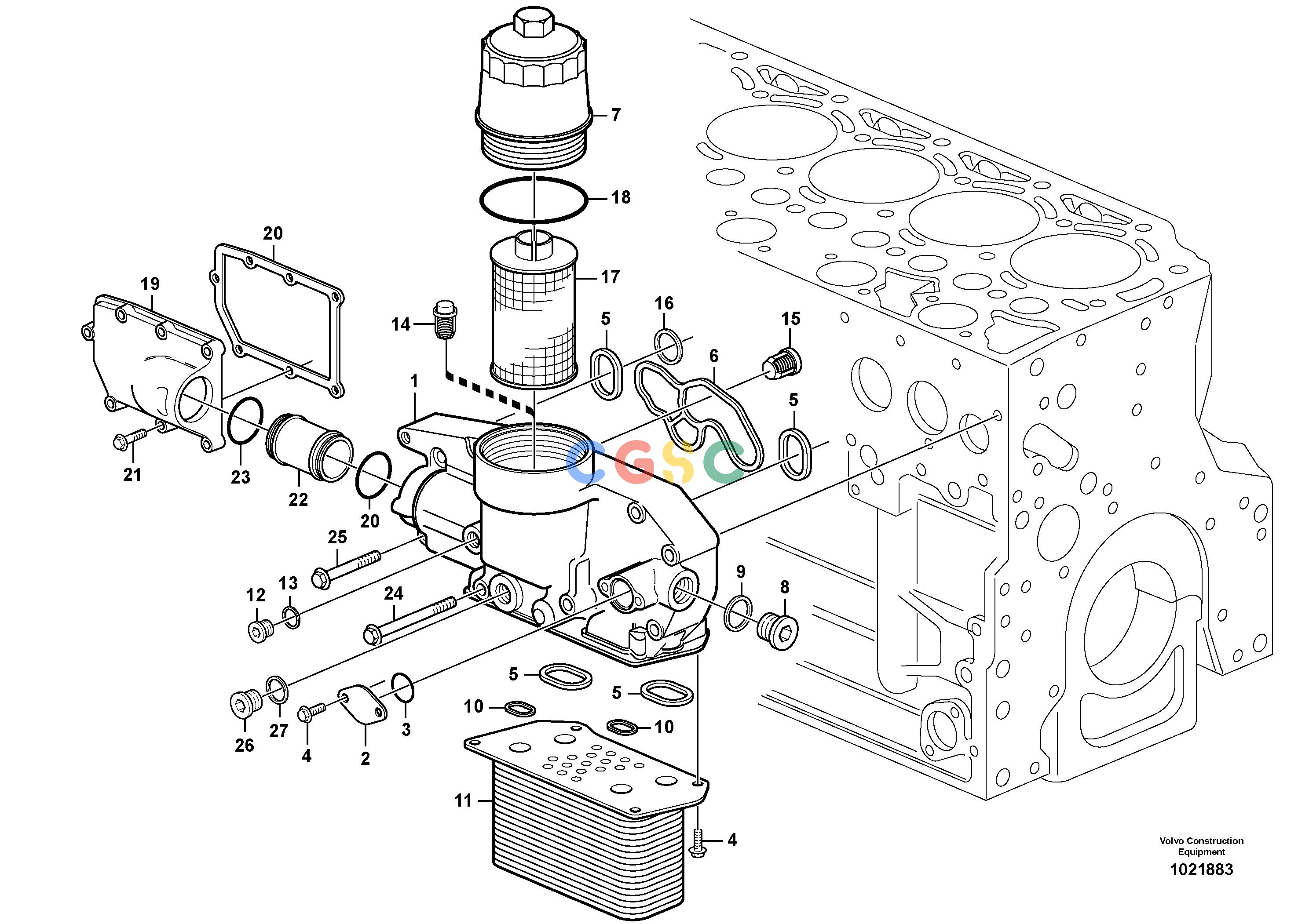 沃尔沃零件查询EW145B Oil coolerNone8279320-NoneNoneNoneNoneAutodata Volvo online