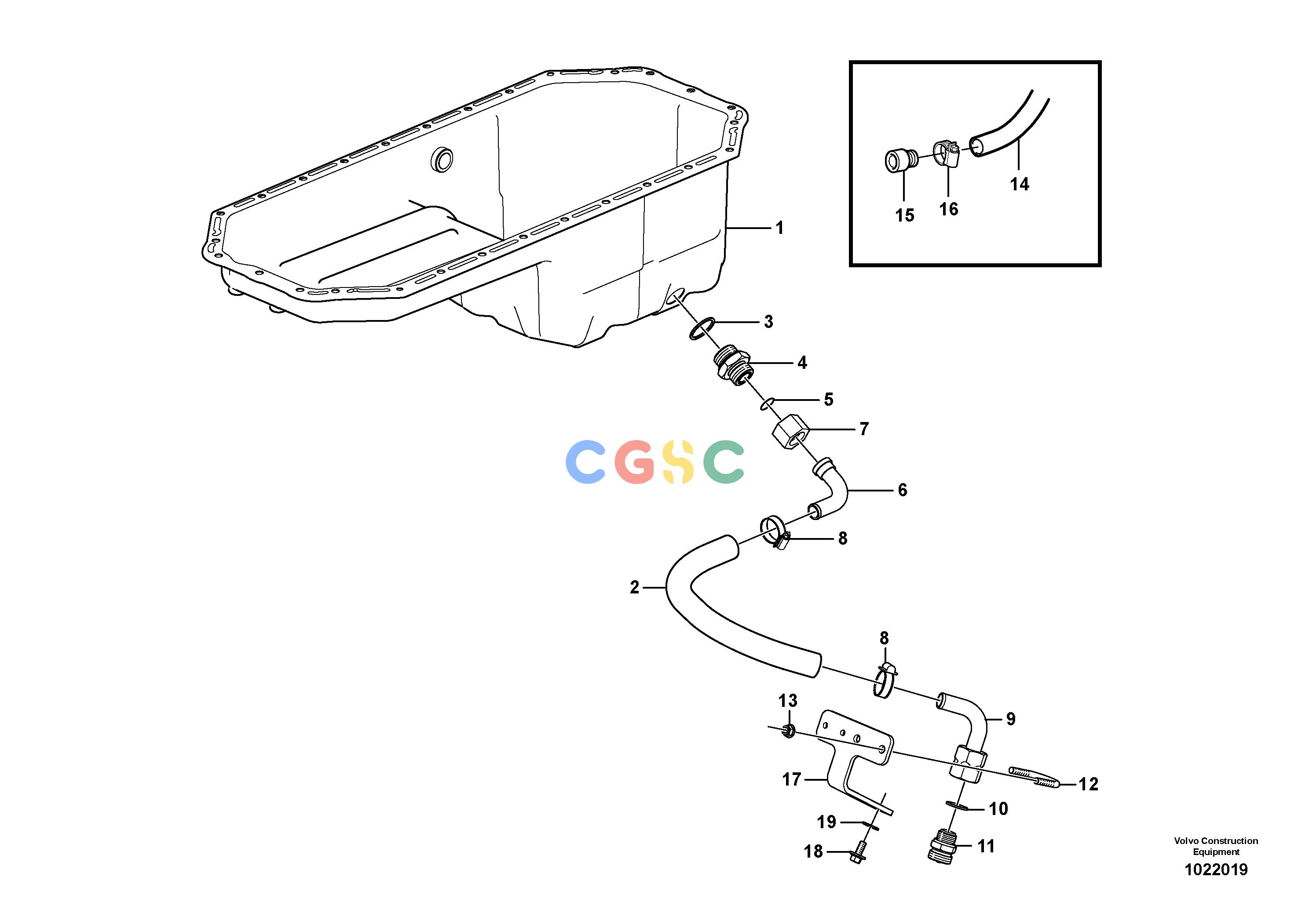 沃尔沃零件查询L120E Drain line, oil sumpS/N 19804- SWE, 66001- USA, 71401-BRA, 54001-IRN NoneNoneNoneAutodata Volvo online