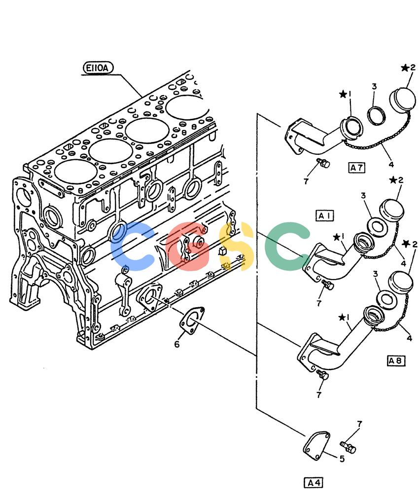 神钢零件查询(PE6T04) - NISSAN DIESEL ENGINE - LK900 & LK700A W/TURBO (1/03-12/06) (01-006) - FILTER OIL Kobelco