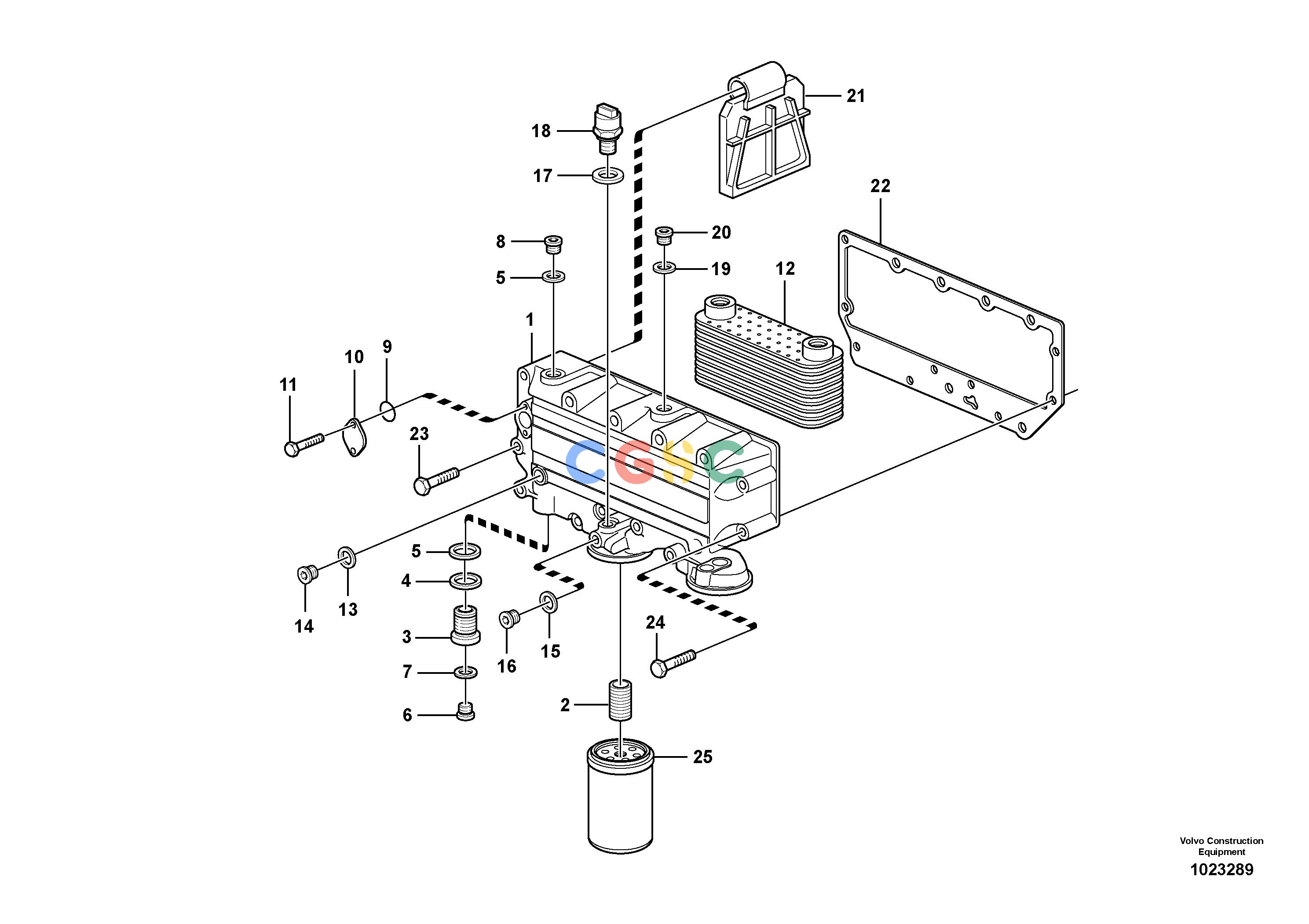 沃尔沃零件查询EW140B Oil coolerNone NoneNoneNoneAutodata Volvo online