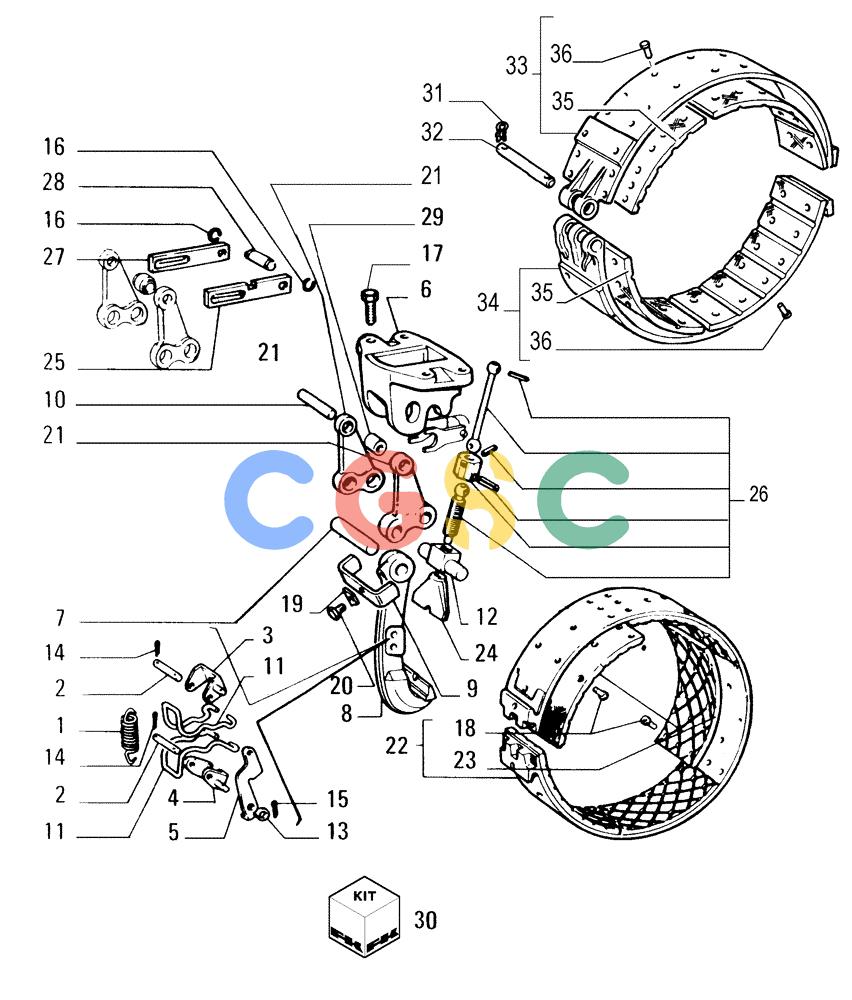 纽荷兰零件查询(FL175) - CRAWLER LOADER (N.A. VERSION) (6/92-) (1.277[08]) - REAR TRANSMISSION - BRAKES New Holland Constructuion