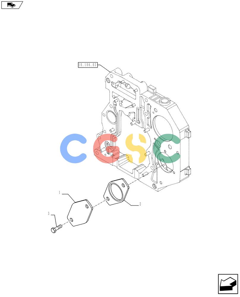 神钢零件查询(F4HFE613Z A005) - ENGINE 5801366340 - 84285367 (9/10-) (10.114.02) - POWER TAKE OFF (504035155) Kobelco