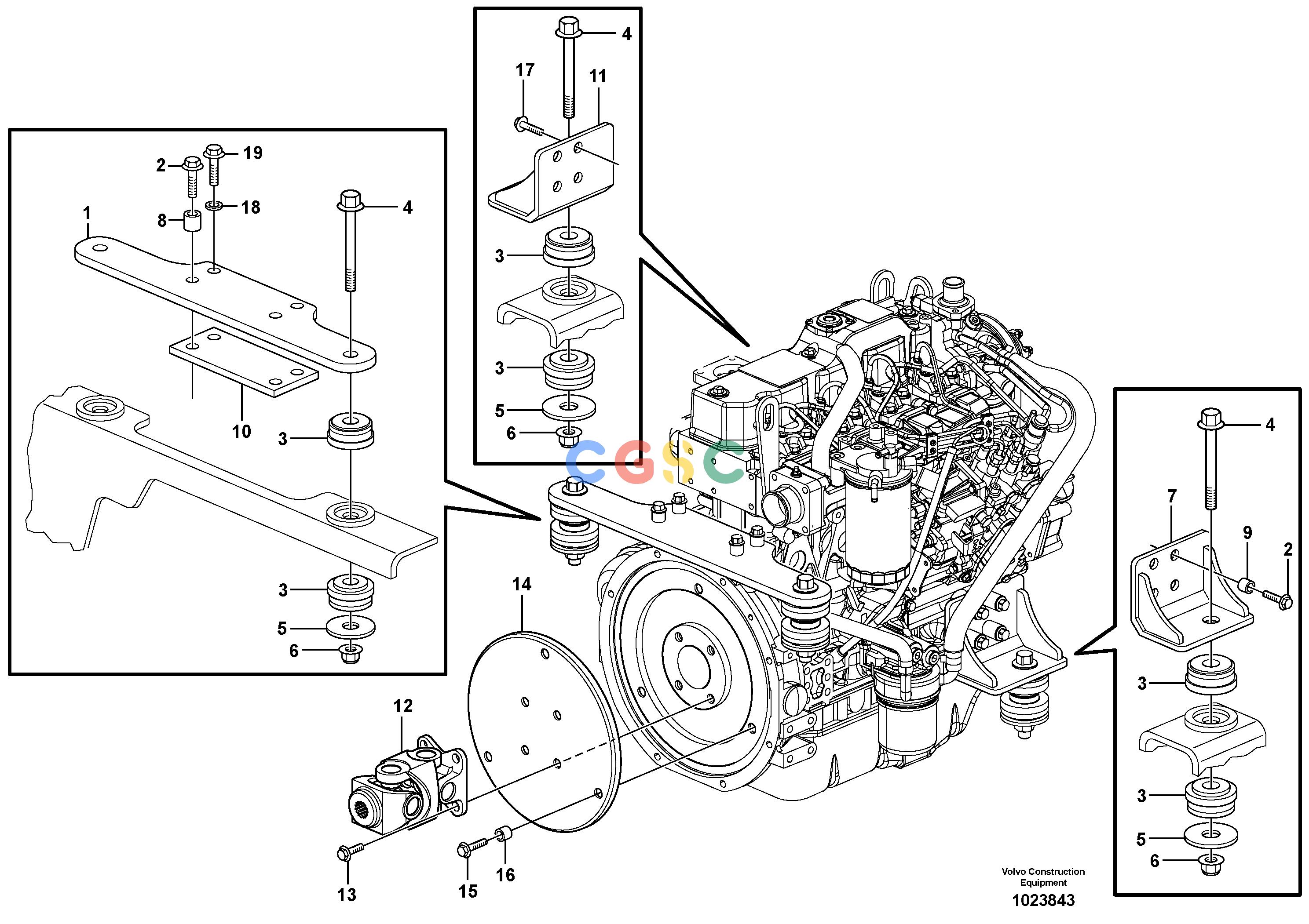 沃尔沃零件查询MC70B Engine mountingNone NoneNoneNoneAutodata Volvo online