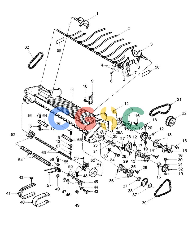 凯斯零件查询(RBX451) - CASE IH ROUND BALER (12/01-10/02) (041) - WIDE PICKUP, REEL, REEL DRIVE & WINDGUARD Case Agriculture