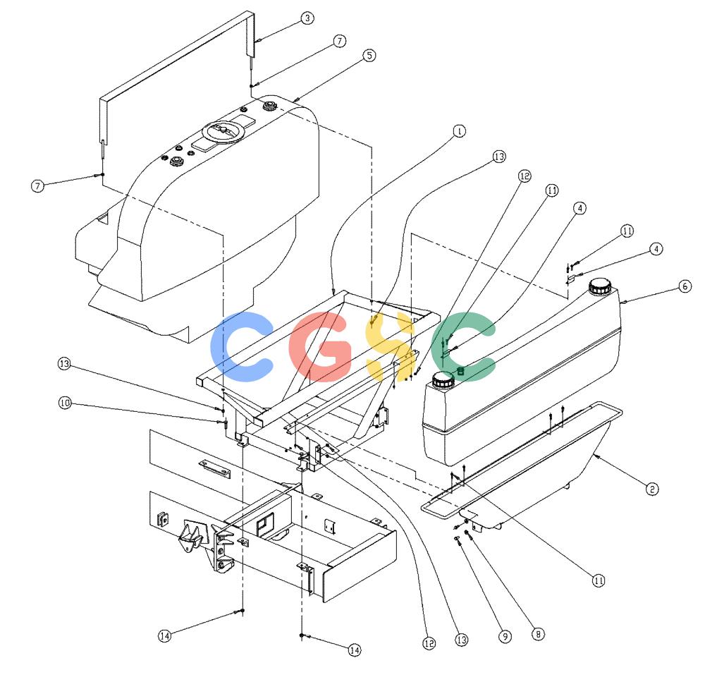 凯斯零件查询(438) - FLEX-AIR APPLICATOR - 1999 (2/99-3/03) (18-012) - TANKS AND CRADLES GROUP Case Agriculture