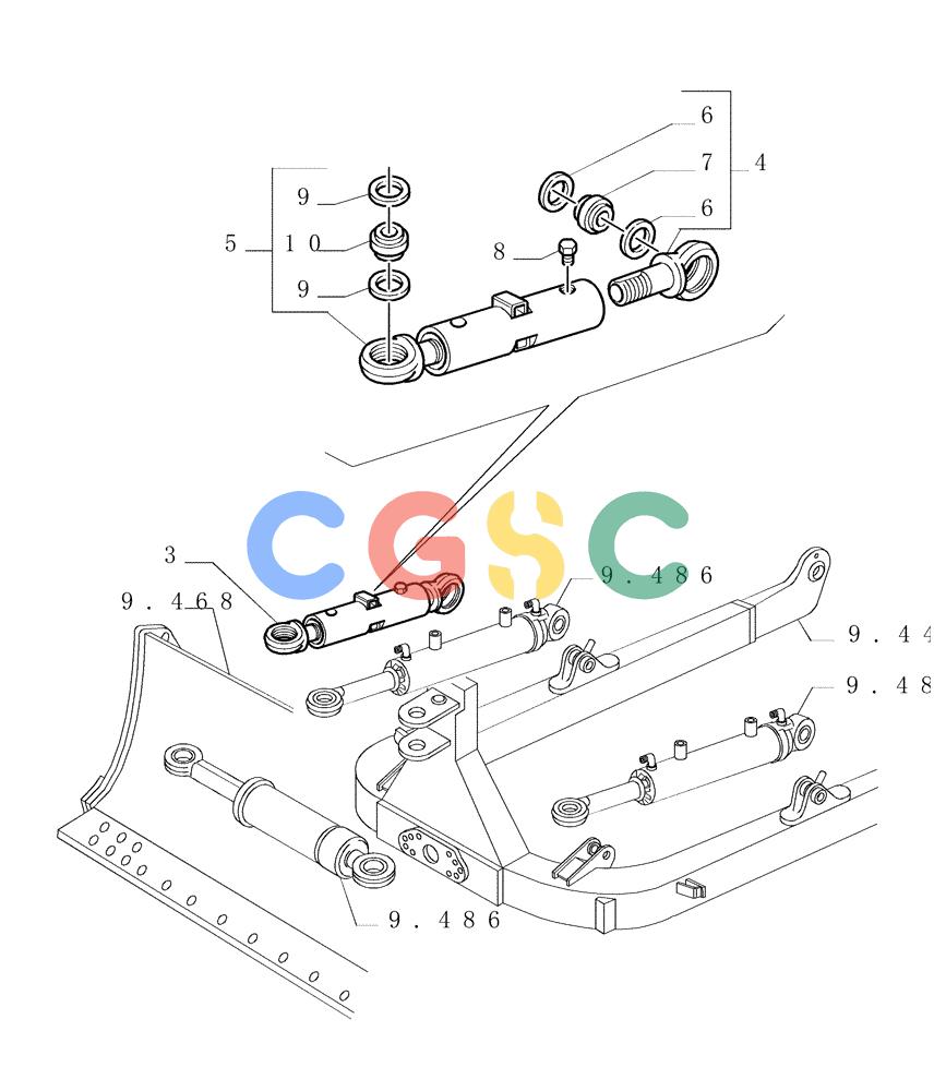 纽荷兰零件查询(DC150PS) - CRAWLER DOZER (9.478[02]) - HYDRAULIC FUNCTION - PAT- OPTIONAL CODE 76076649 New Holland Constructuion