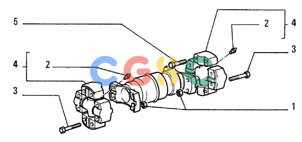 纽荷兰零件查询(FL5B) - CRAWLER LOADER (B3.16[001]) - PROPELLER SHAFT New Holland Constructuion