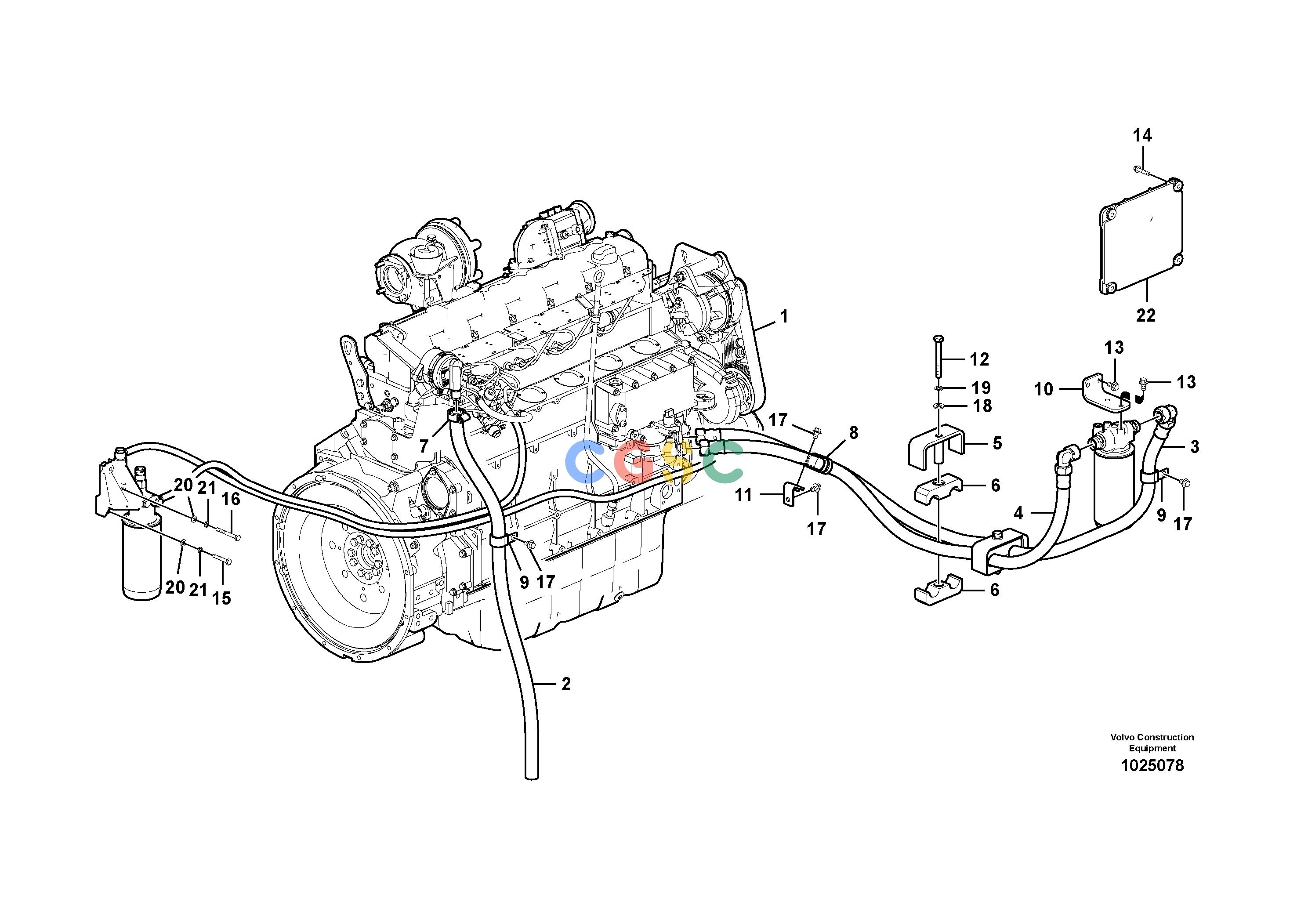 沃尔沃零件查询FC3329C EngineS/N 110001 - 1100358279534-NoneVOE8279534NoneAutodata Volvo online