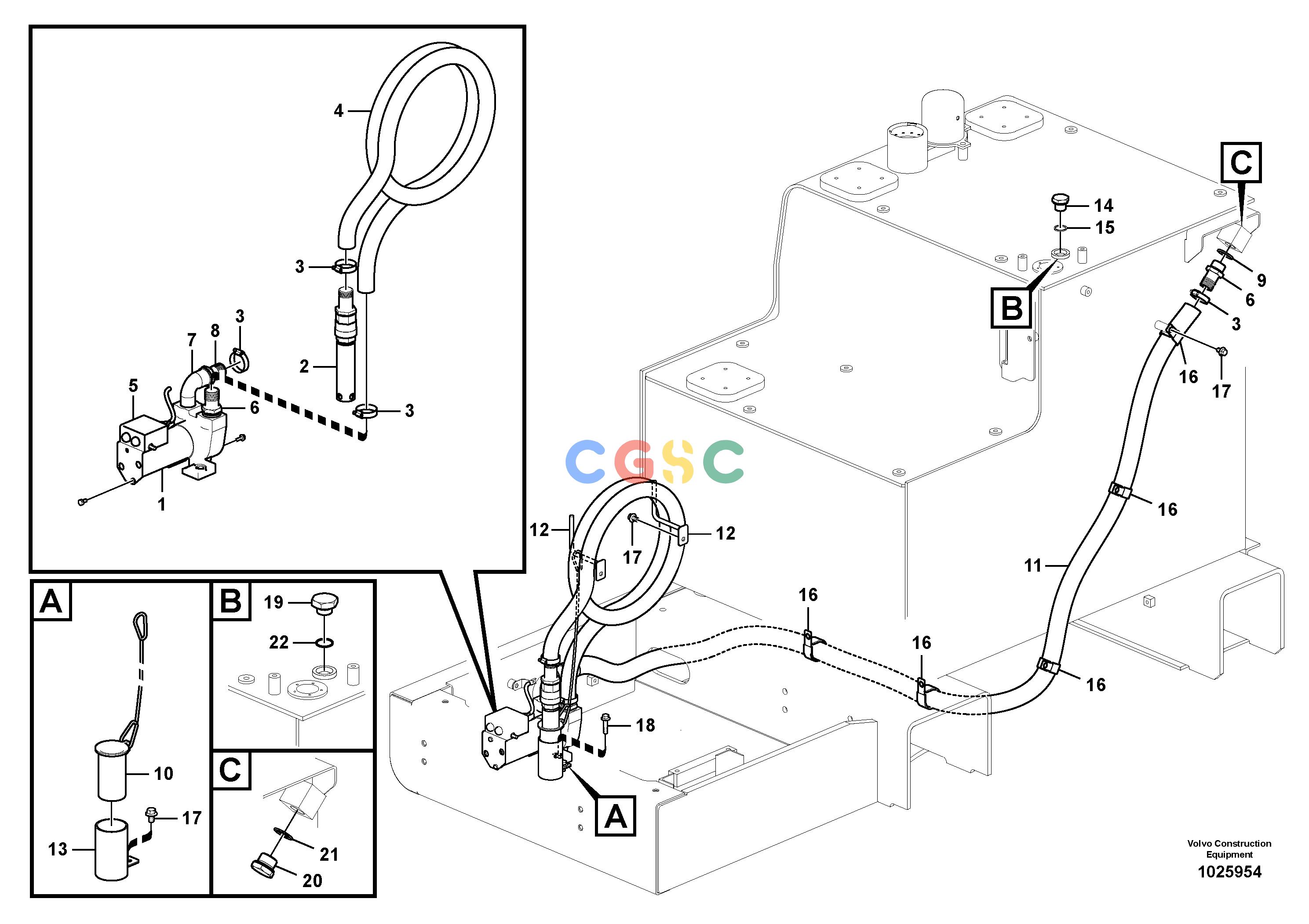 沃尔沃零件查询EC700CHR Fuel filling pump with assembling detailsHIGH REACH DEMOLITION S/N 190001-1900208284463 S/N -290018-8279235VOE8284463NoneAutodata Volvo online