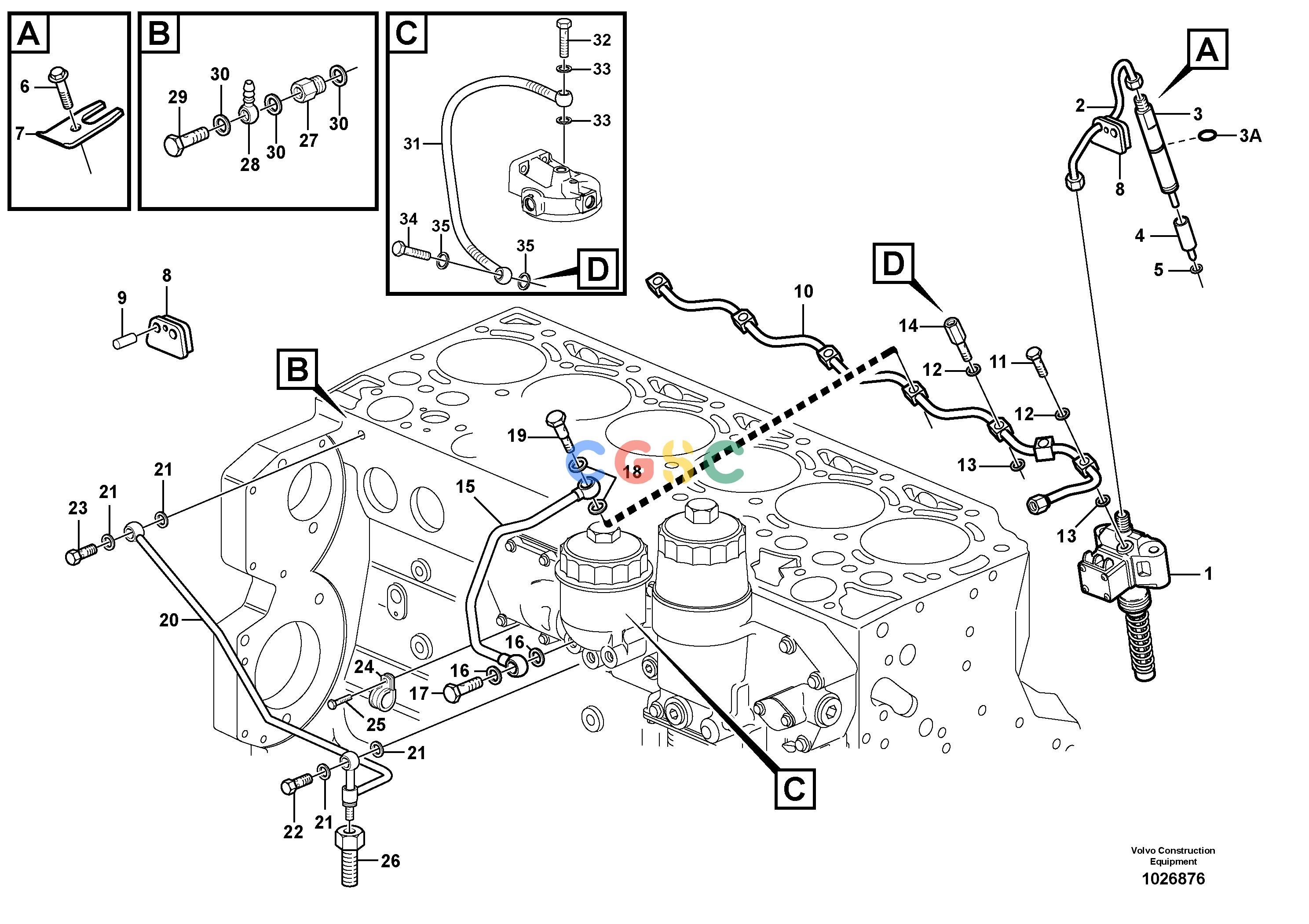 沃尔沃零件查询EW145B Fuel lines and injectorsNone8279320-NoneNoneNoneNoneAutodata Volvo online