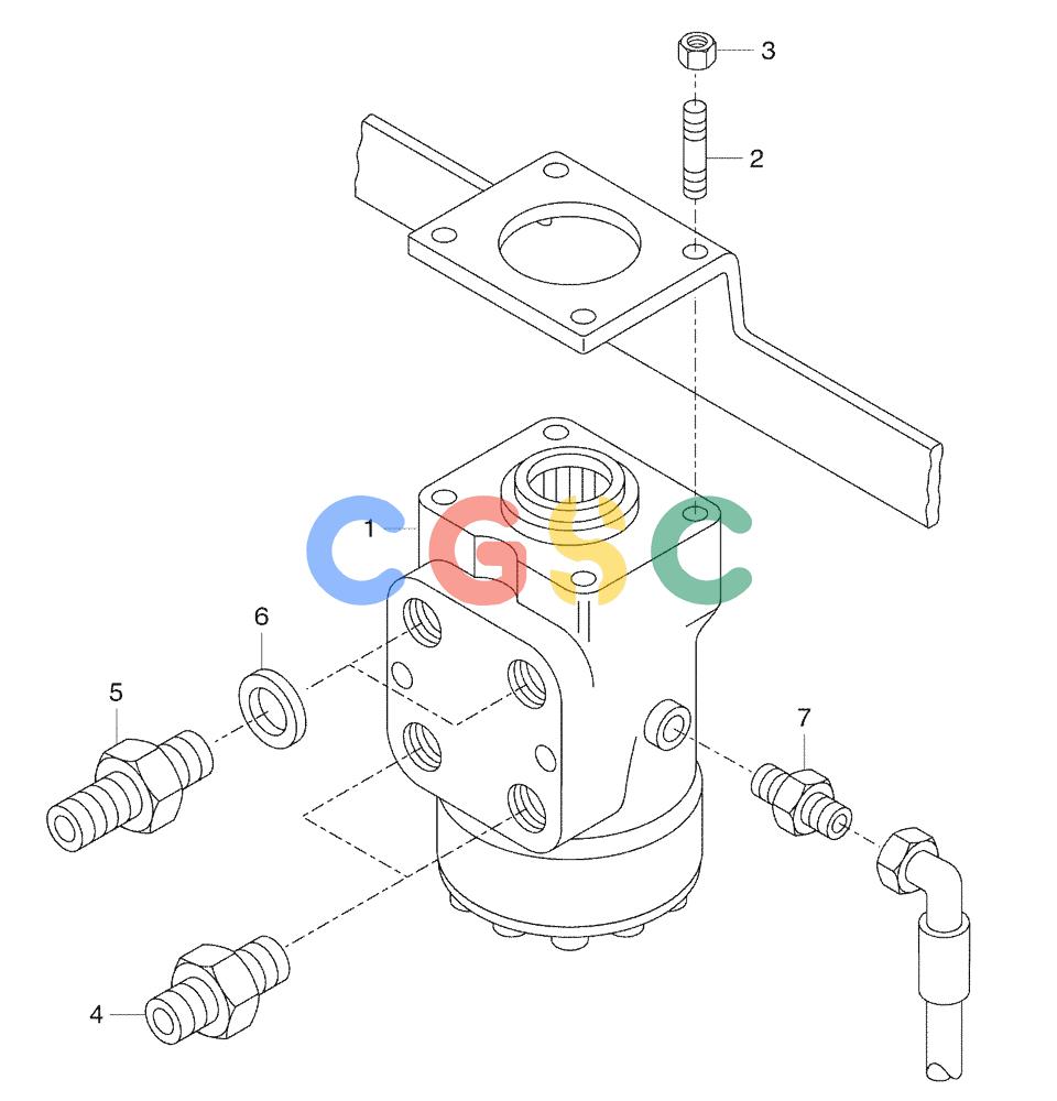 纽荷兰零件查询(AD300) - ARTICULATED DUMP TRUCK (1/01-) (3.413/3[01A]) - POWER STEERING New Holland Constructuion