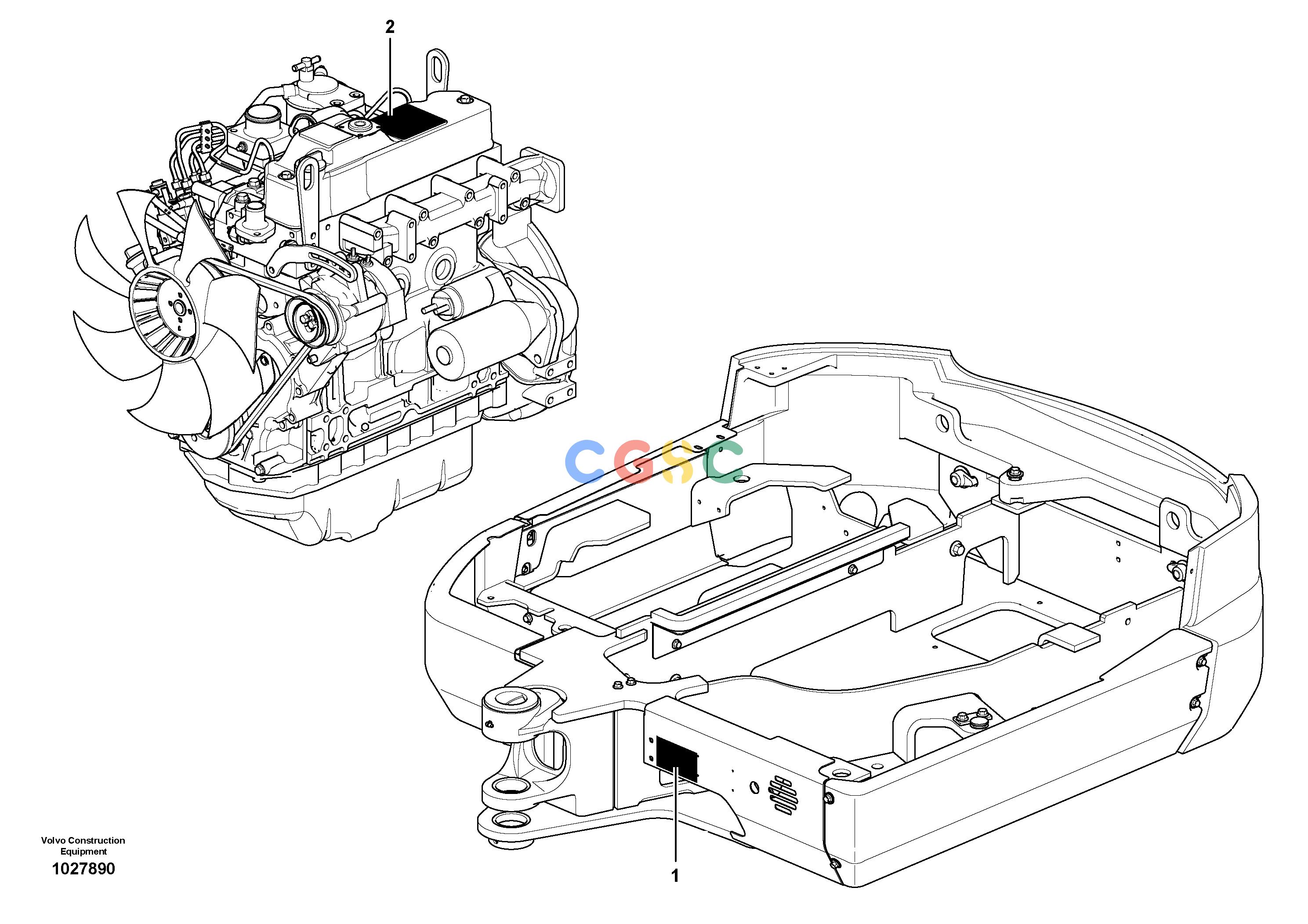 沃尔沃零件查询ECR48C Product identification plateNone NoneNoneNoneAutodata Volvo online