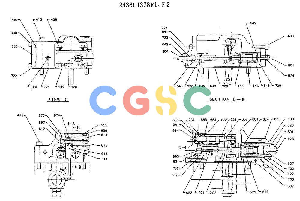 神钢零件查询(MD200BLC) - EXCAVATOR ASN YQU0001 (1/80-12/06) (11-014) - REGULATOR ASSY - 2436U1378F1, F2 Kobelco