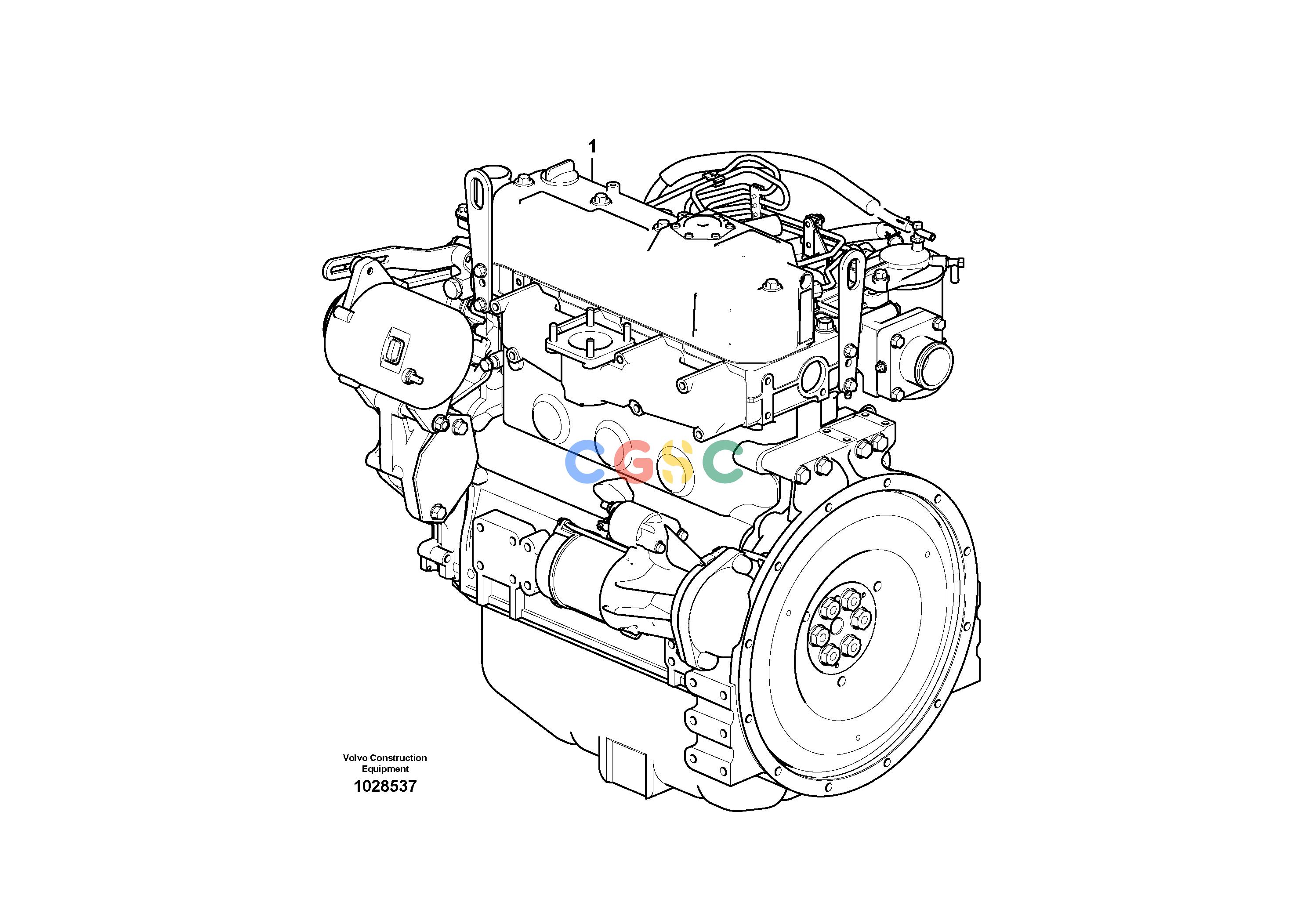 沃尔沃零件查询EC60C EngineS/N 110001-111939 S/N 130001-130015,131001-8282568-8287873VOE8282568NoneAutodata Volvo online