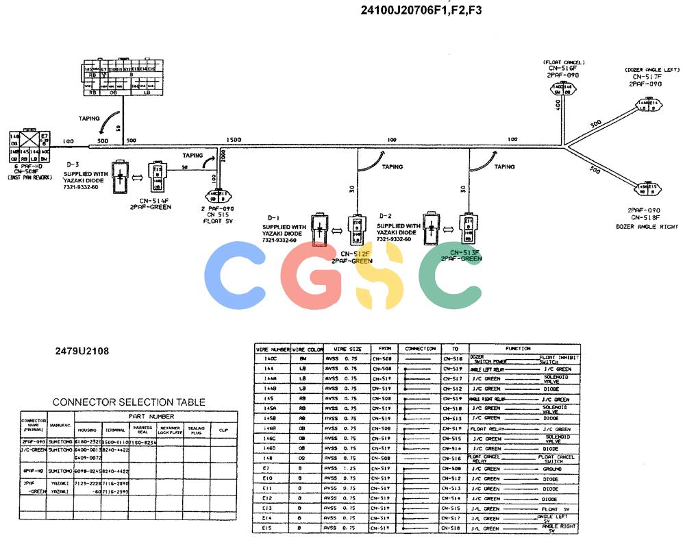 神钢零件查询(ED180) - BLADE RUNNER EXCAVATOR/DOZER ASN YLU0001 (1/99-12/01) (06-001[10]) - WIRING ASSEMBLY, ELECTRICAL Kobelco