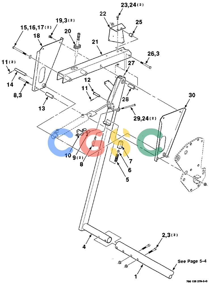 凯斯零件查询(RS561) - CASE IH ROUND BALER (1/99-12/00) (05-006) - KICKER ASSEMBLY (RIGHT) Case Agriculture
