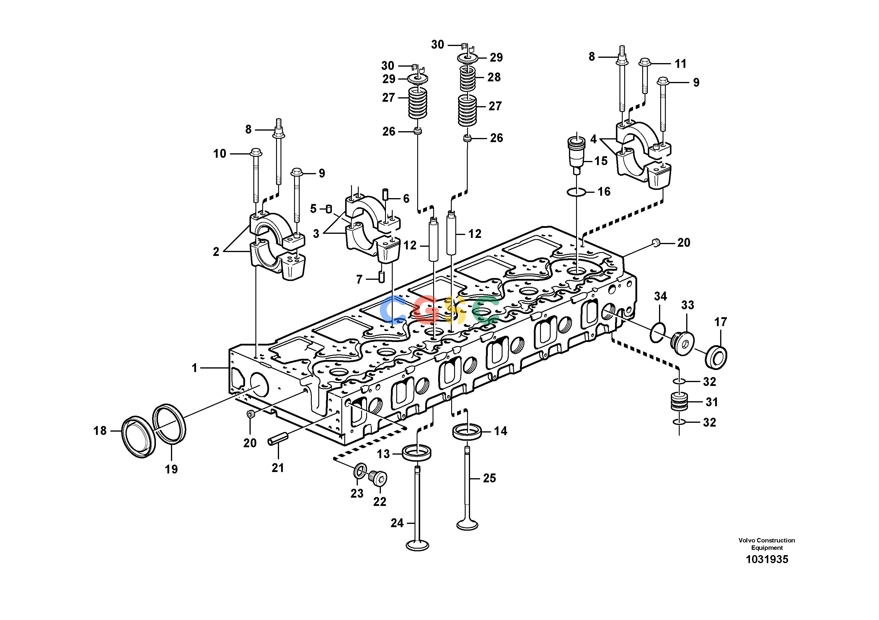 沃尔沃零件查询PL4608 Cylinder headS/N 110001 - 1100868279675-NoneNoneNoneNoneAutodata Volvo online
