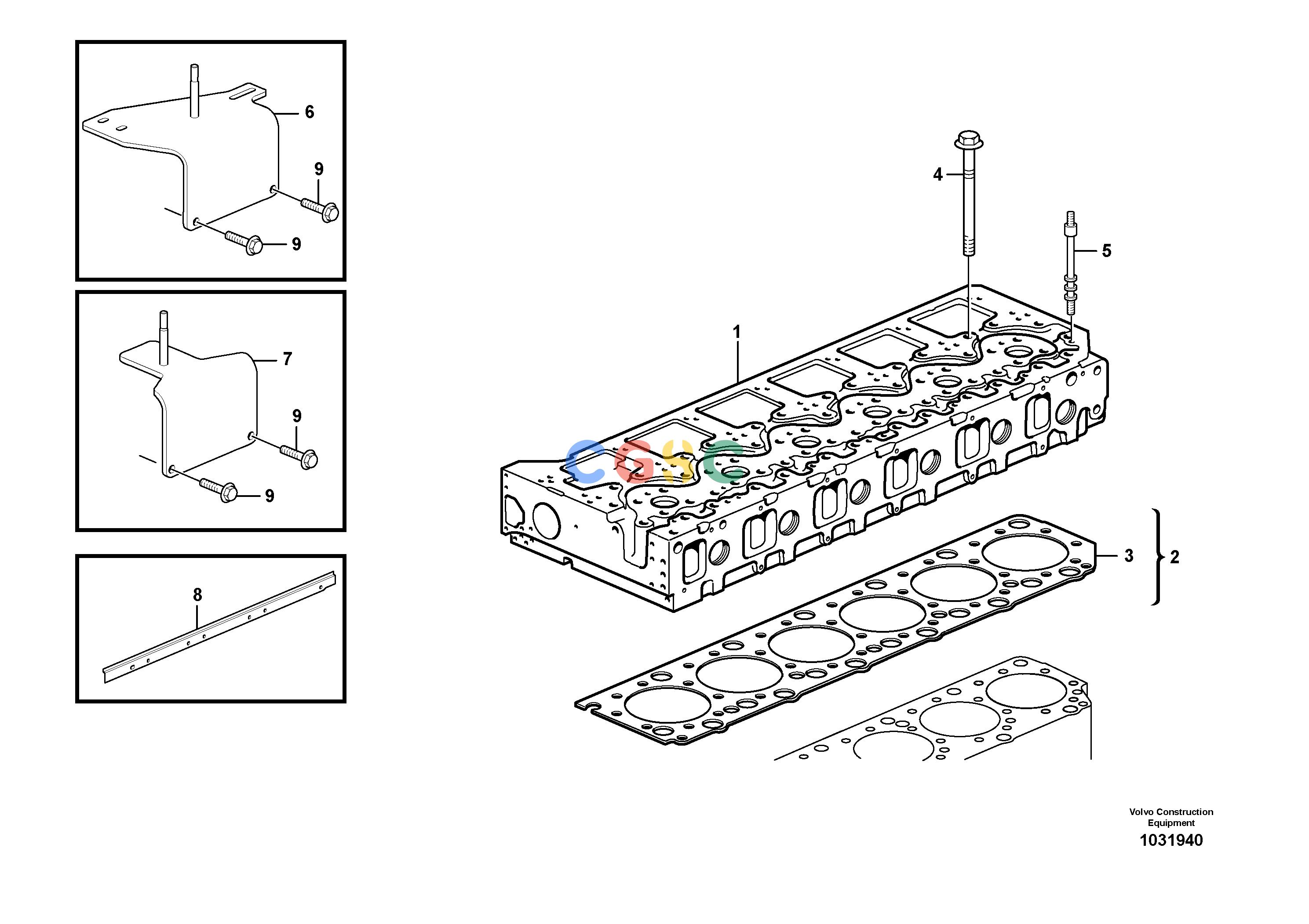 沃尔沃零件查询A35E FS Cylinder head with fitting partsFULL SUSPENSION S/N 10001 - 11215 NoneNoneNoneAutodata Volvo online