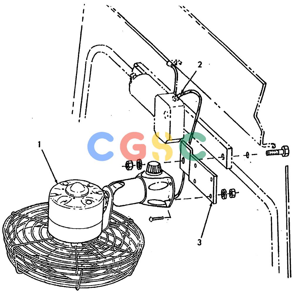纽荷兰零件查询(65B) - MOTORGRADERS (E1.08/1[001]) - REAR DEFROSTER FAN New Holland Constructuion