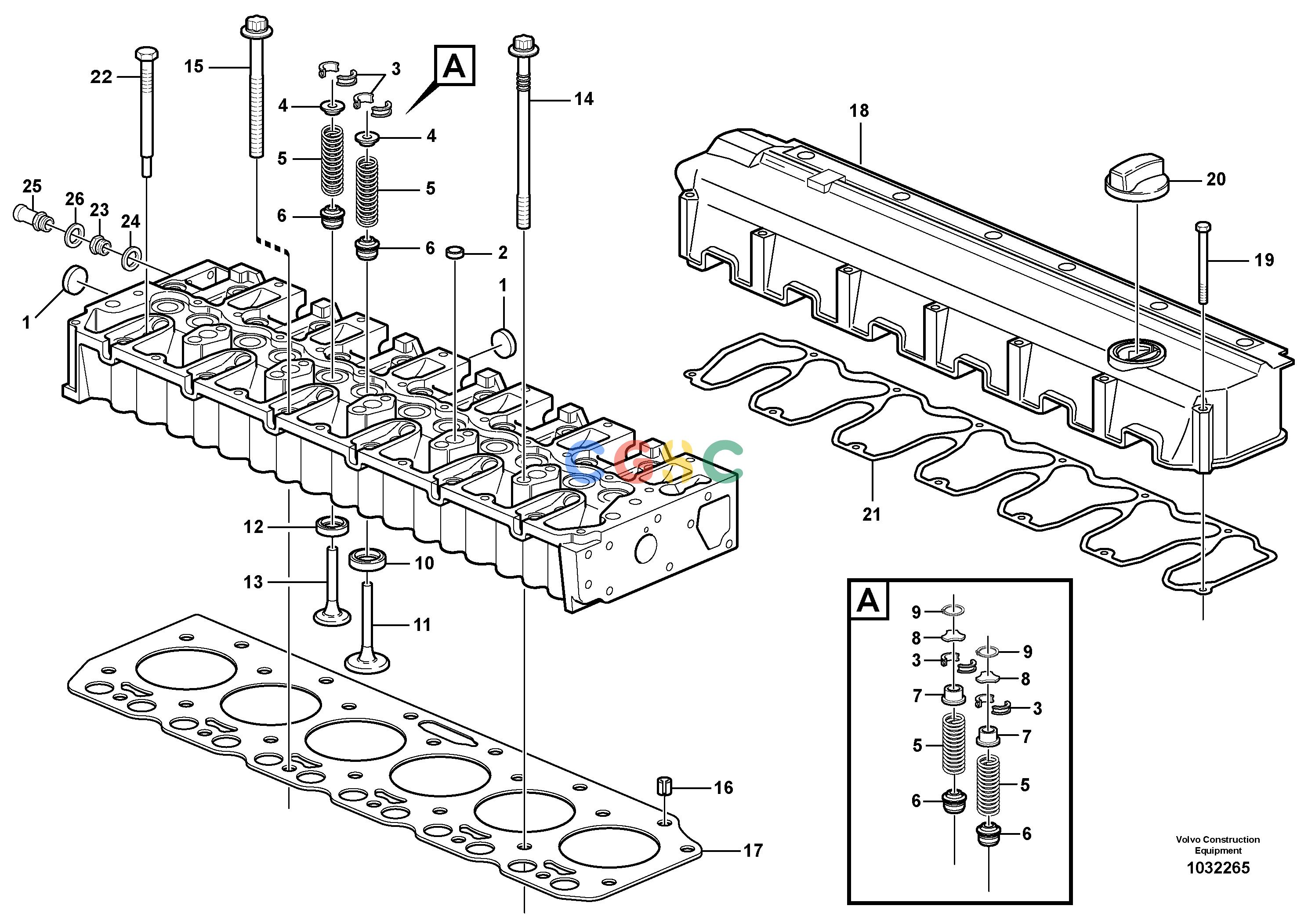 沃尔沃零件查询L90E Cylinder headNone NoneNoneNoneAutodata Volvo online