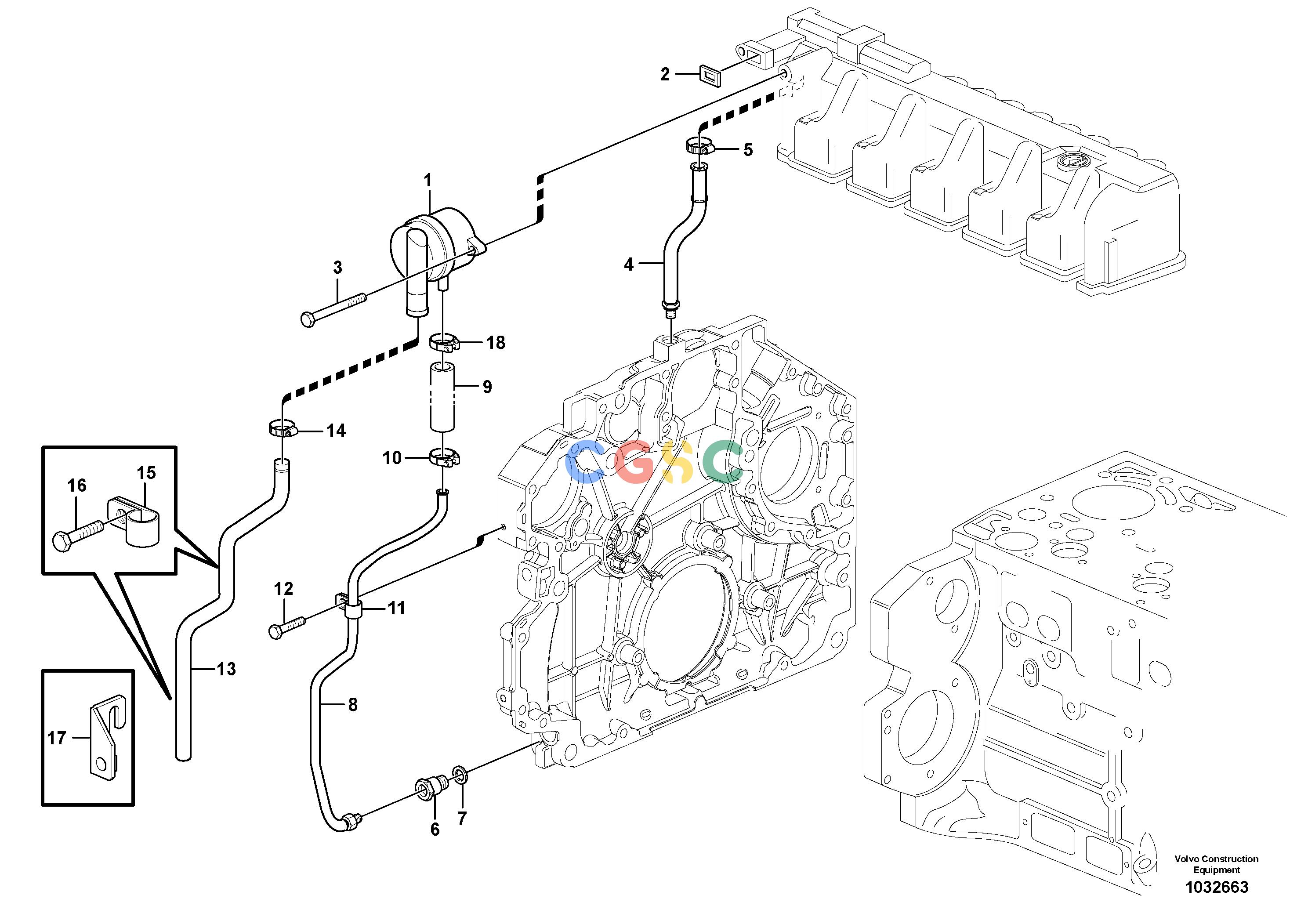 沃尔沃零件查询L120F Crankcase ventilationNone NoneNoneNoneAutodata Volvo online