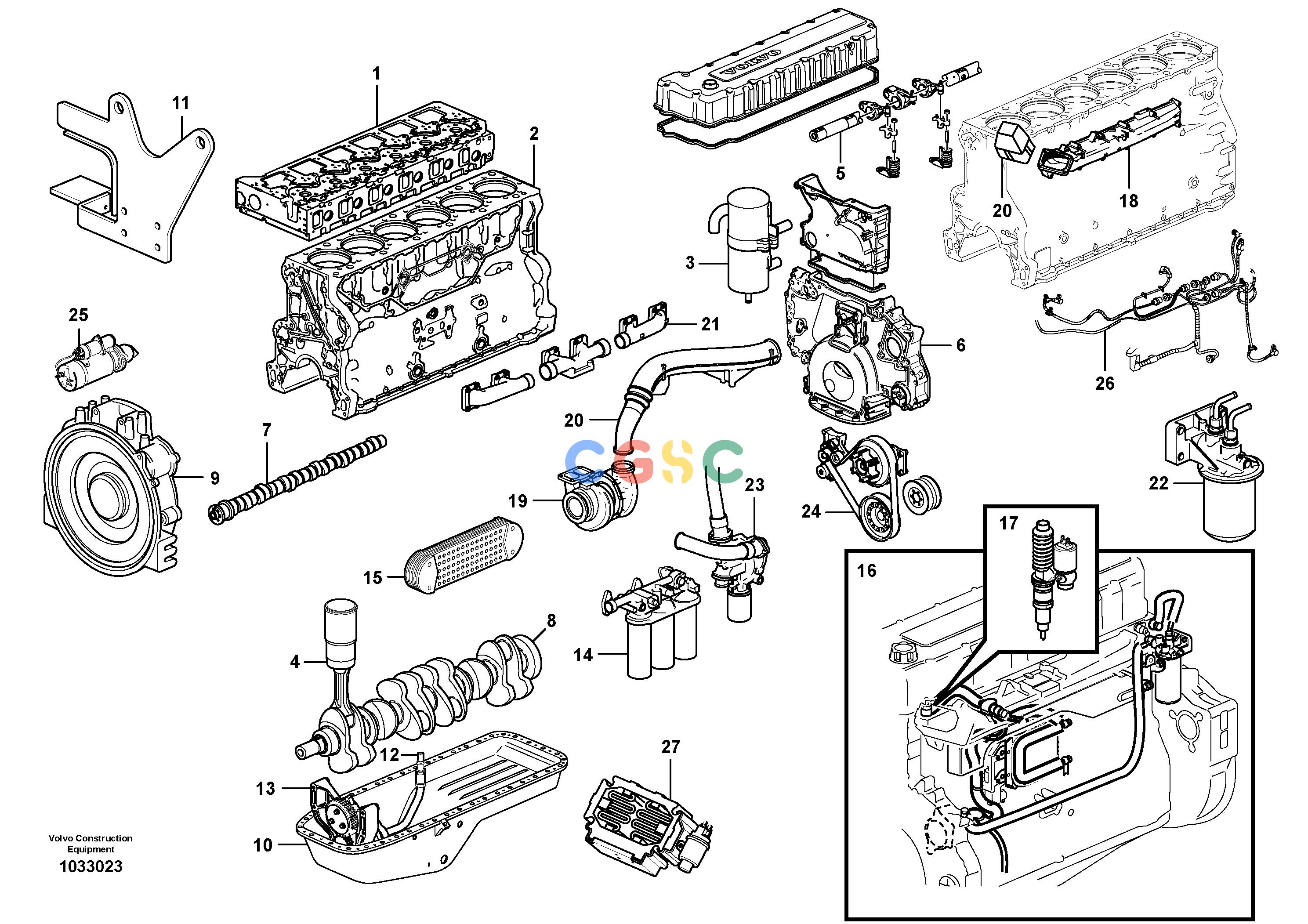 沃尔沃零件查询EC460B EngineSER NO INT 11515- 15000 EU&NA 80001- 850008279675, 8288737-8279676, 8288735VOE8279675NoneAutodata Volvo online