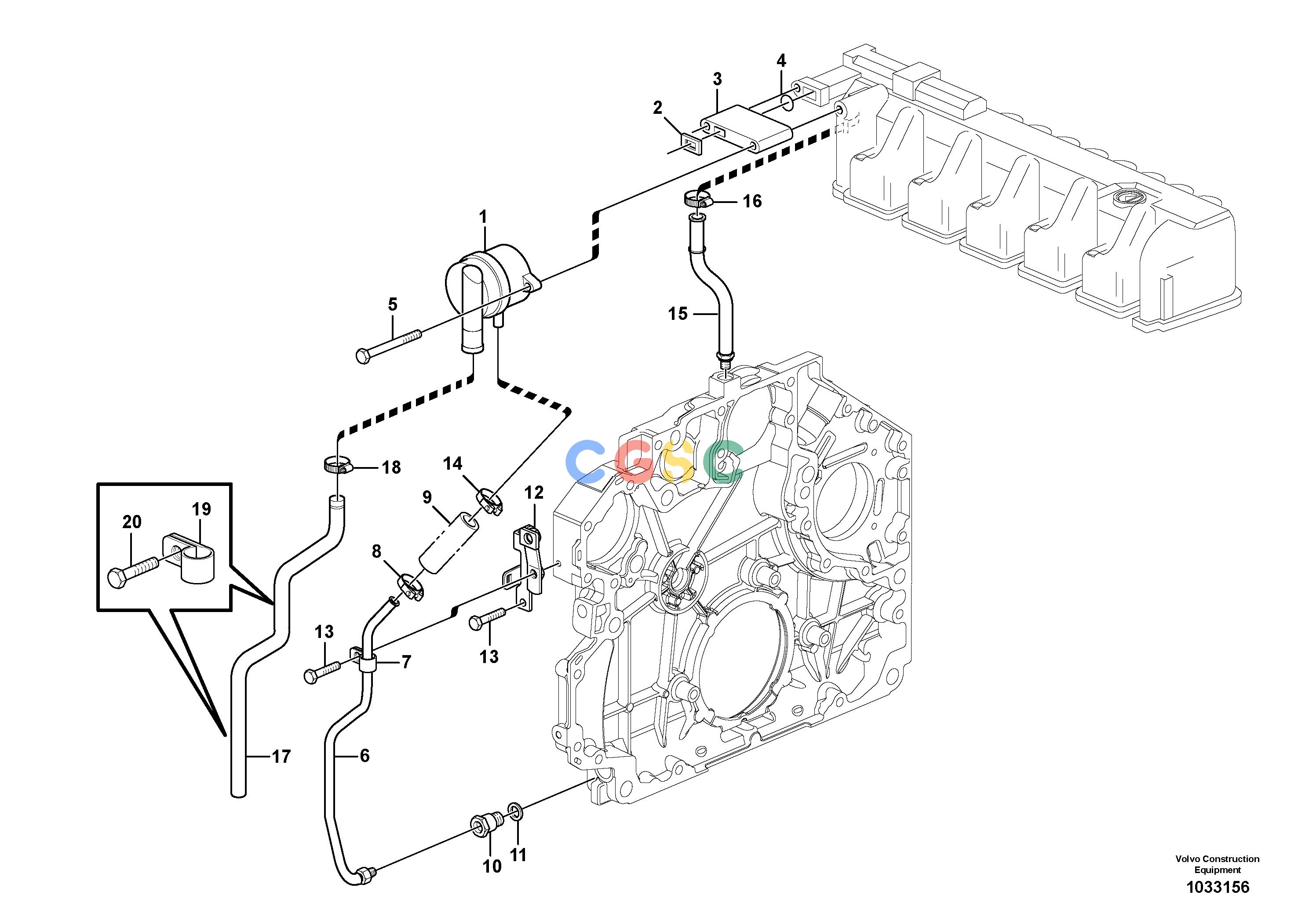 沃尔沃零件查询L50F Crankcase ventilationNone NoneNoneNoneAutodata Volvo online