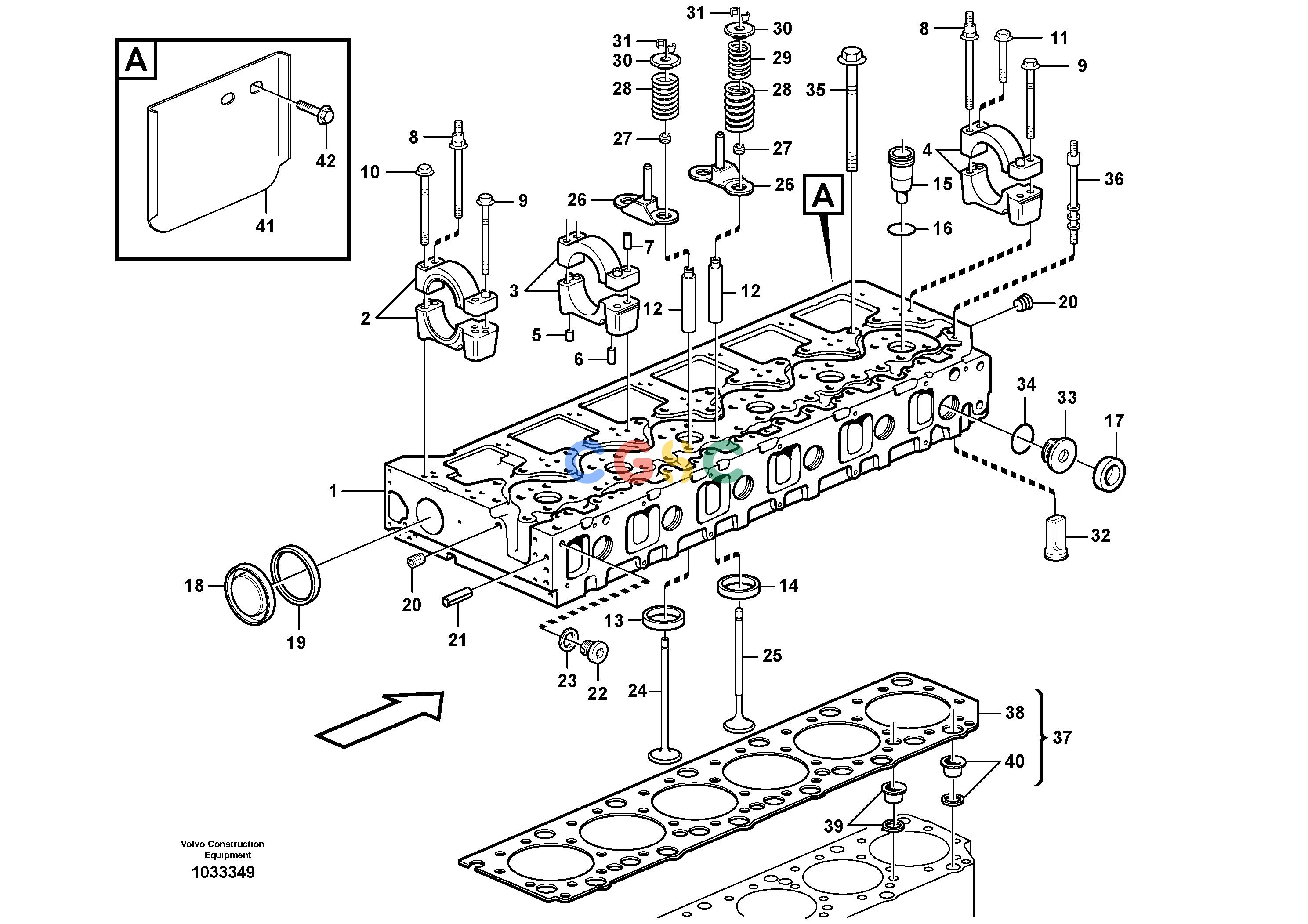 沃尔沃零件查询L220E Cylinder headSER NO 2001 - 3999ENG - 250005-ENG 250006 - 302887NoneNone8188169 ENG - 302887Autodata Volvo online
