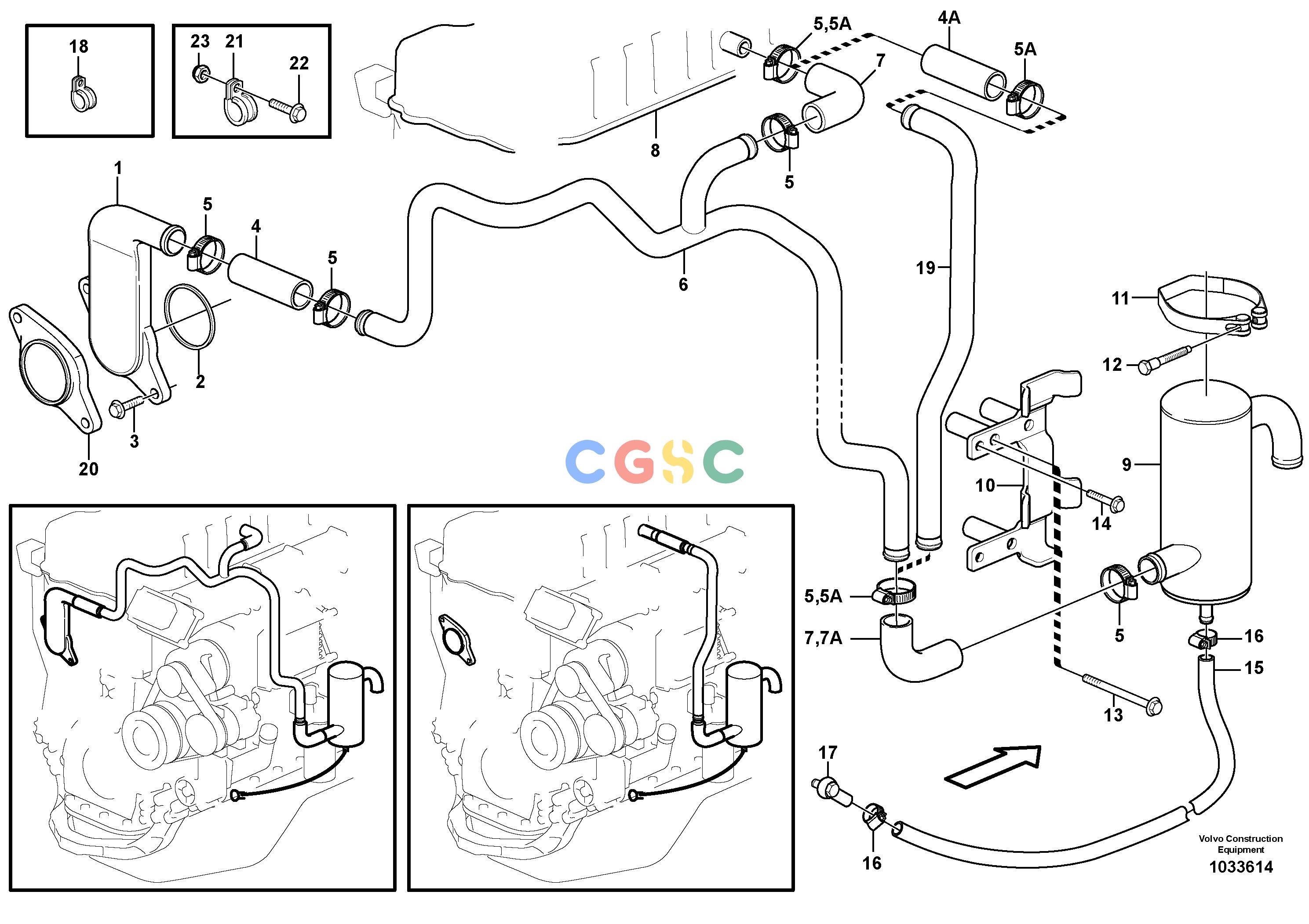 沃尔沃零件查询L220E Crankcase ventilationSER NO 4003 - 5020ENG - 602908-ENG 602909 -NoneNoneNoneAutodata Volvo online