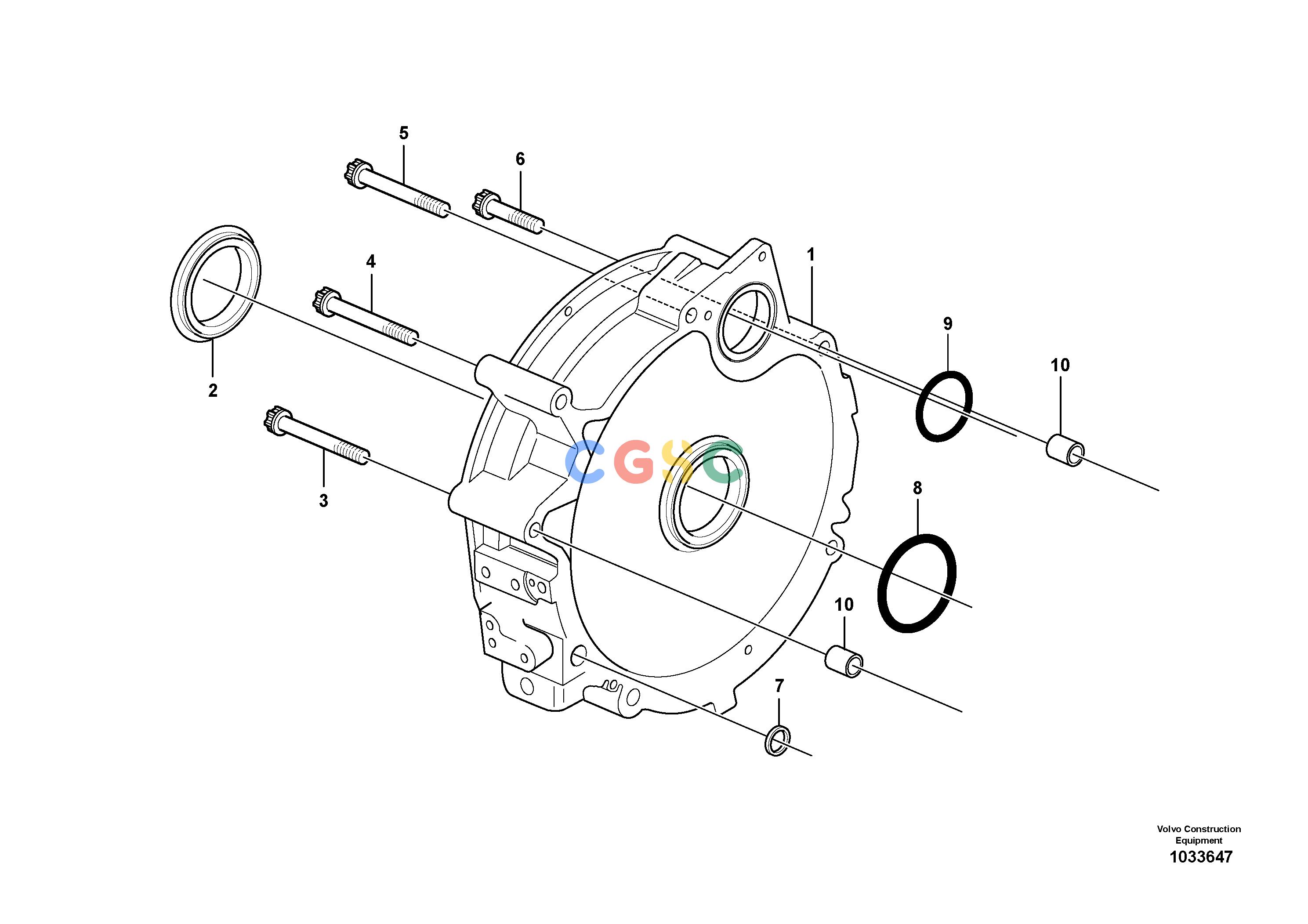 沃尔沃零件查询L90F Flywheel housingNone NoneNoneNoneAutodata Volvo online