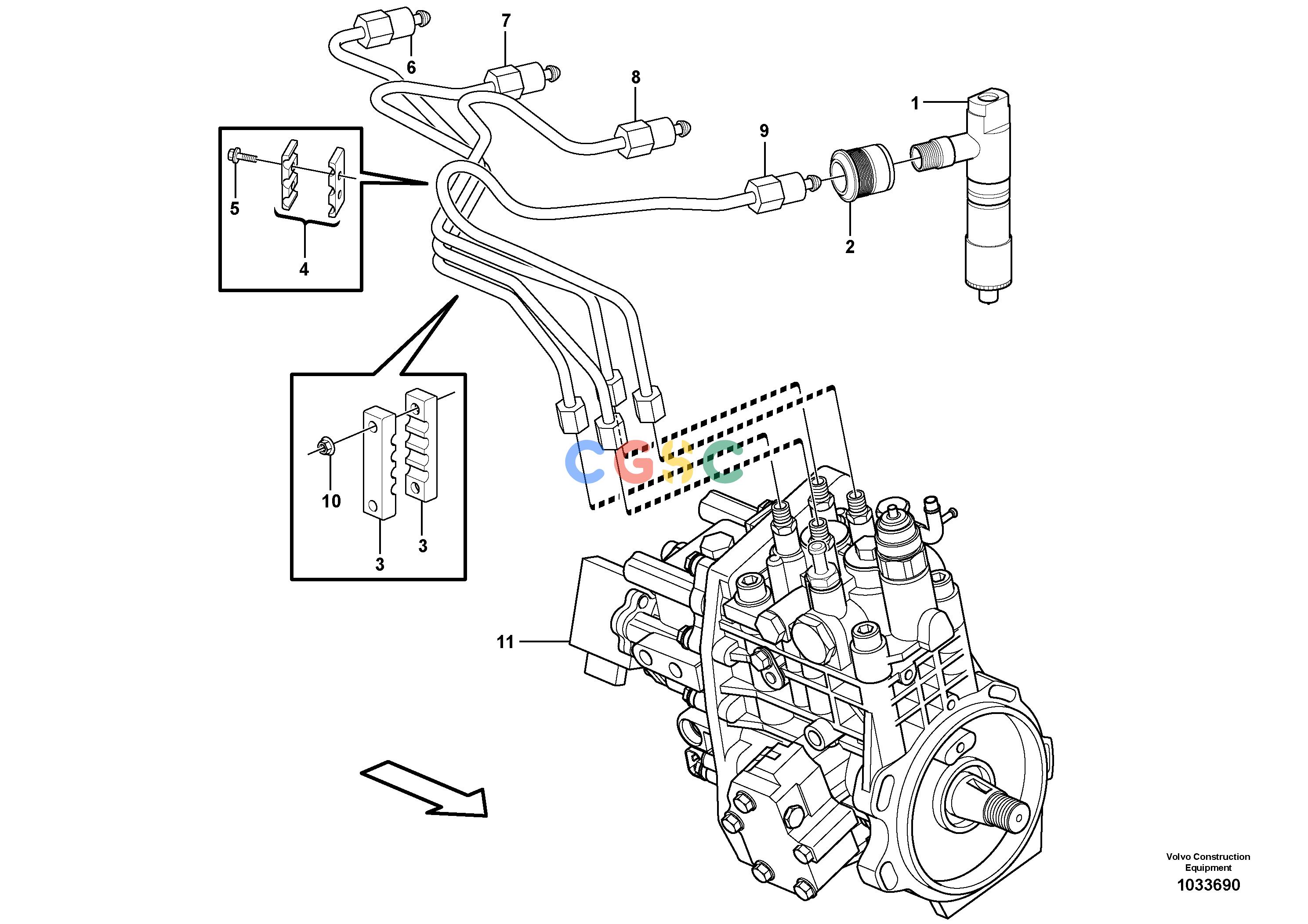 沃尔沃零件查询MC90B Fuel lines and injectorsS/N 71000 -11858384, 11858385-NoneVOE11858384NoneAutodata Volvo online