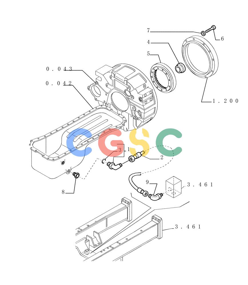 纽荷兰零件查询(D150) - CRAWLER DOZER (1/05-) (0.505[02]) - ENGINE - RELATED PARTS New Holland Constructuion