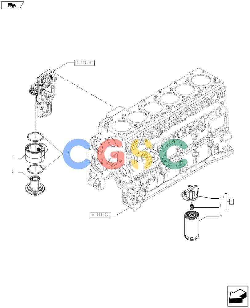 神钢零件查询(F4GE9684F J602) - ENGINE - 504375333 - 84250815 (1/13-) (10.206.02) - OIL FILTERS - ENGINE (2853441) Kobelco
