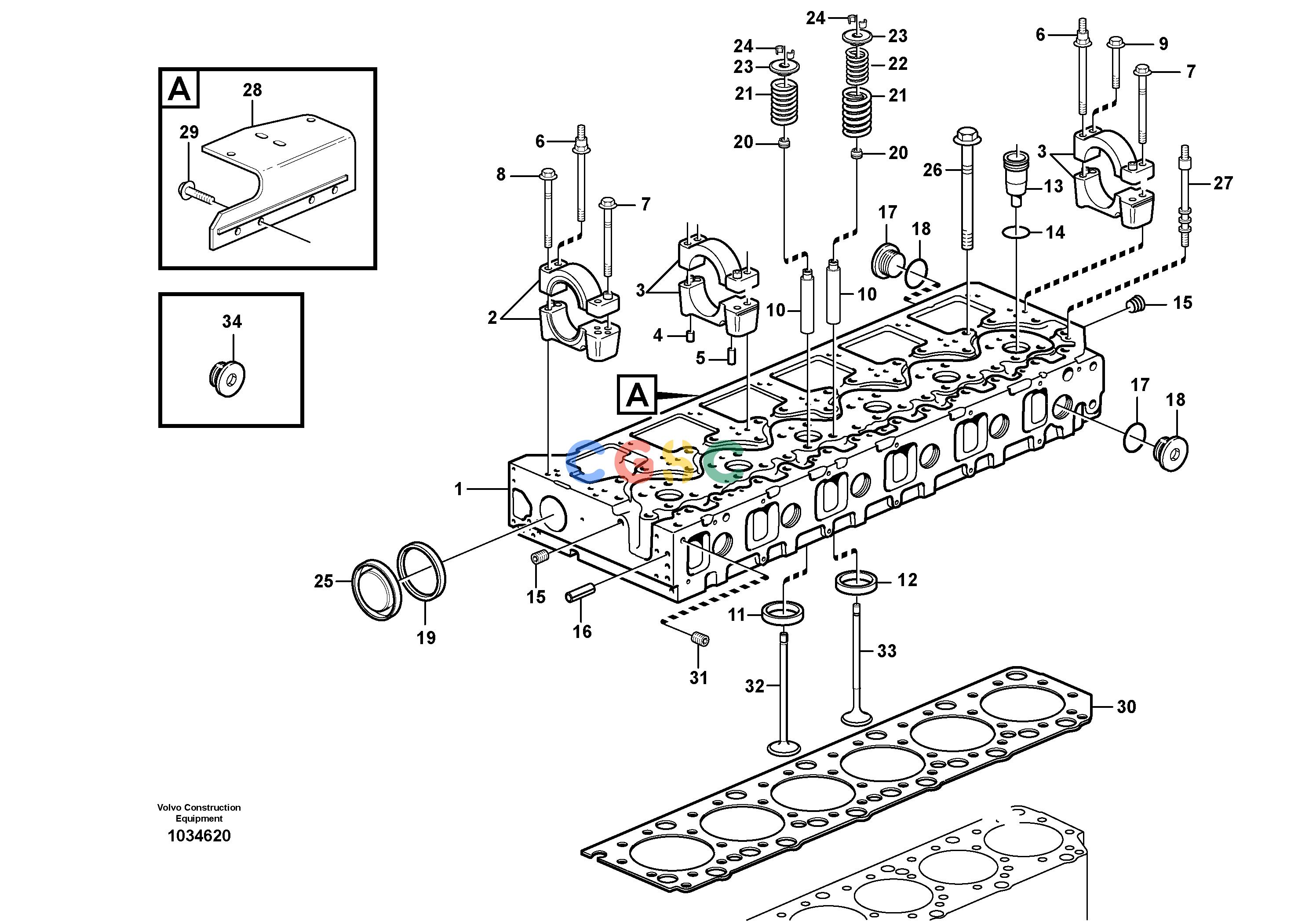 沃尔沃零件查询PL4611 Cylinder headNone8279675-NoneNoneNoneNoneAutodata Volvo online