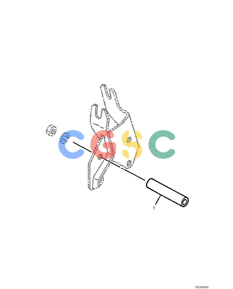 纽荷兰零件查询(EH130) - CRAWLER EXCAVATOR (3/04-) (02 -05[00]) - ACCELERATOR PEDAL CONTROL SPACER New Holland Constructuion