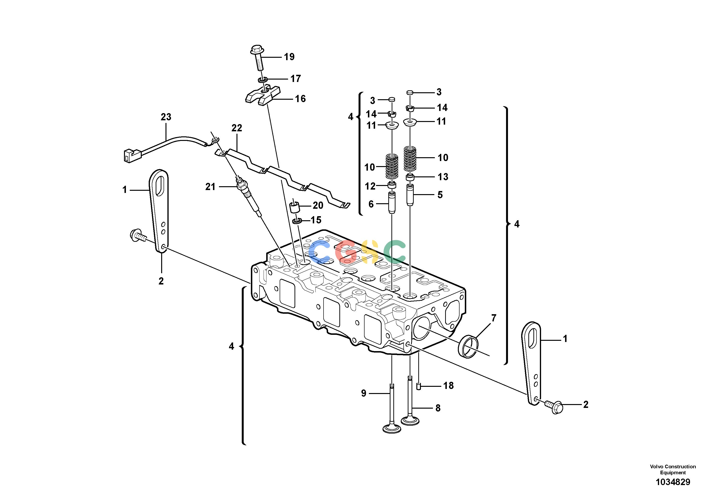 沃尔沃零件查询ECR38 Cylinder headTYPE 602602.10151-15602421NoneNoneNoneAutodata Volvo online