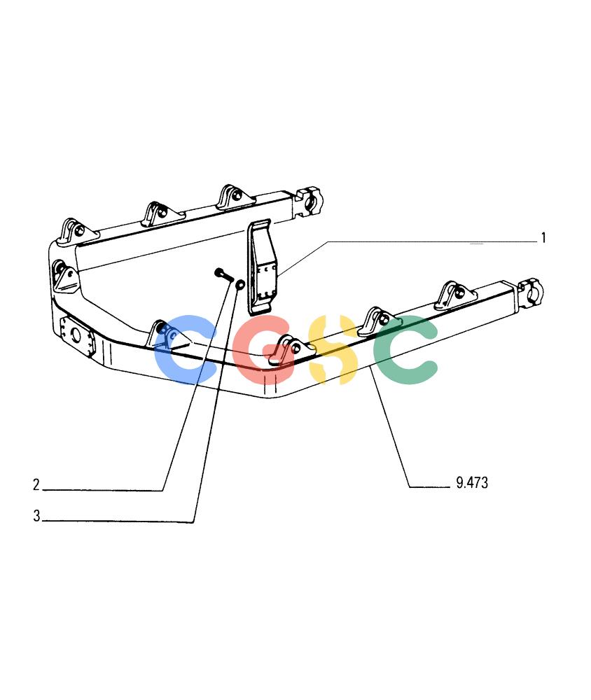 纽荷兰零件查询(FD175) - CRAWLER DOZER (N.A. VERSION)(S/N 061640 & AFTER) (1/93-) (9.474[01]) - C-FRAME GUIDES - FRONT IMPLEMENT - OPTIONAL CODE 79104067 New Holland Constructuion