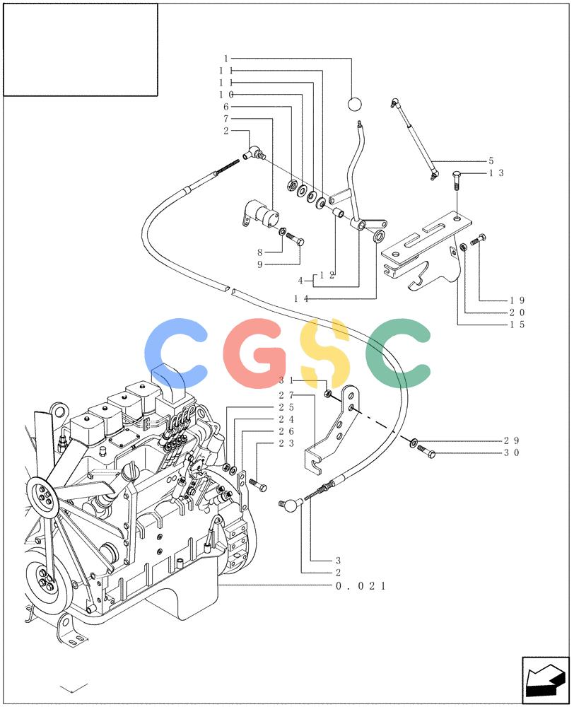 纽荷兰零件查询(DC70) - CRAWLER DOZER (N.A. VERSION) (4/99-) (0.520[01A]) - THROTTLE CONTROL - DC70 STD. S/N 13041002 TO 13041067; LGP S/N 13045015 AND DOWN New Holland Constructuion