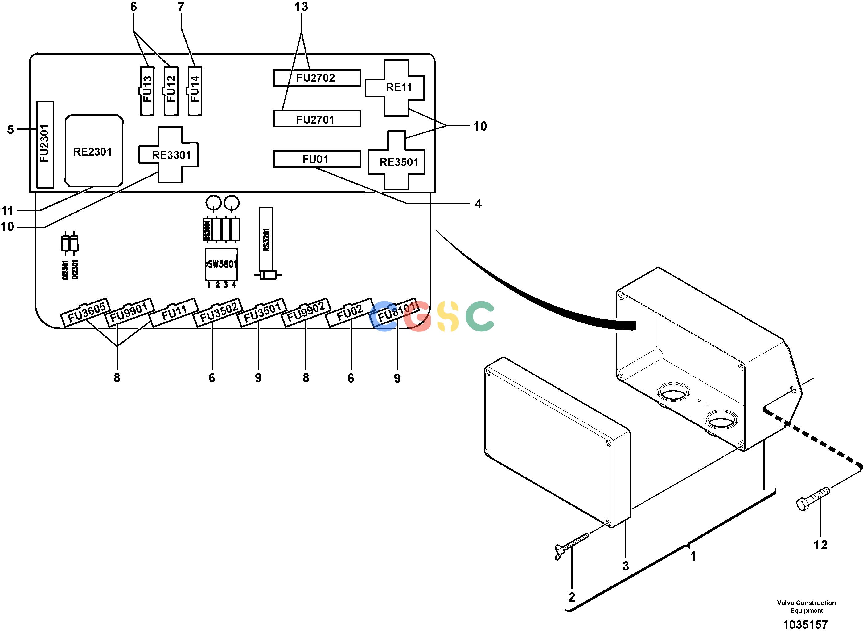 沃尔沃零件查询ECR28 Electrical distribution boxTYPE 601601.10151-NoneNoneNoneNoneAutodata Volvo online