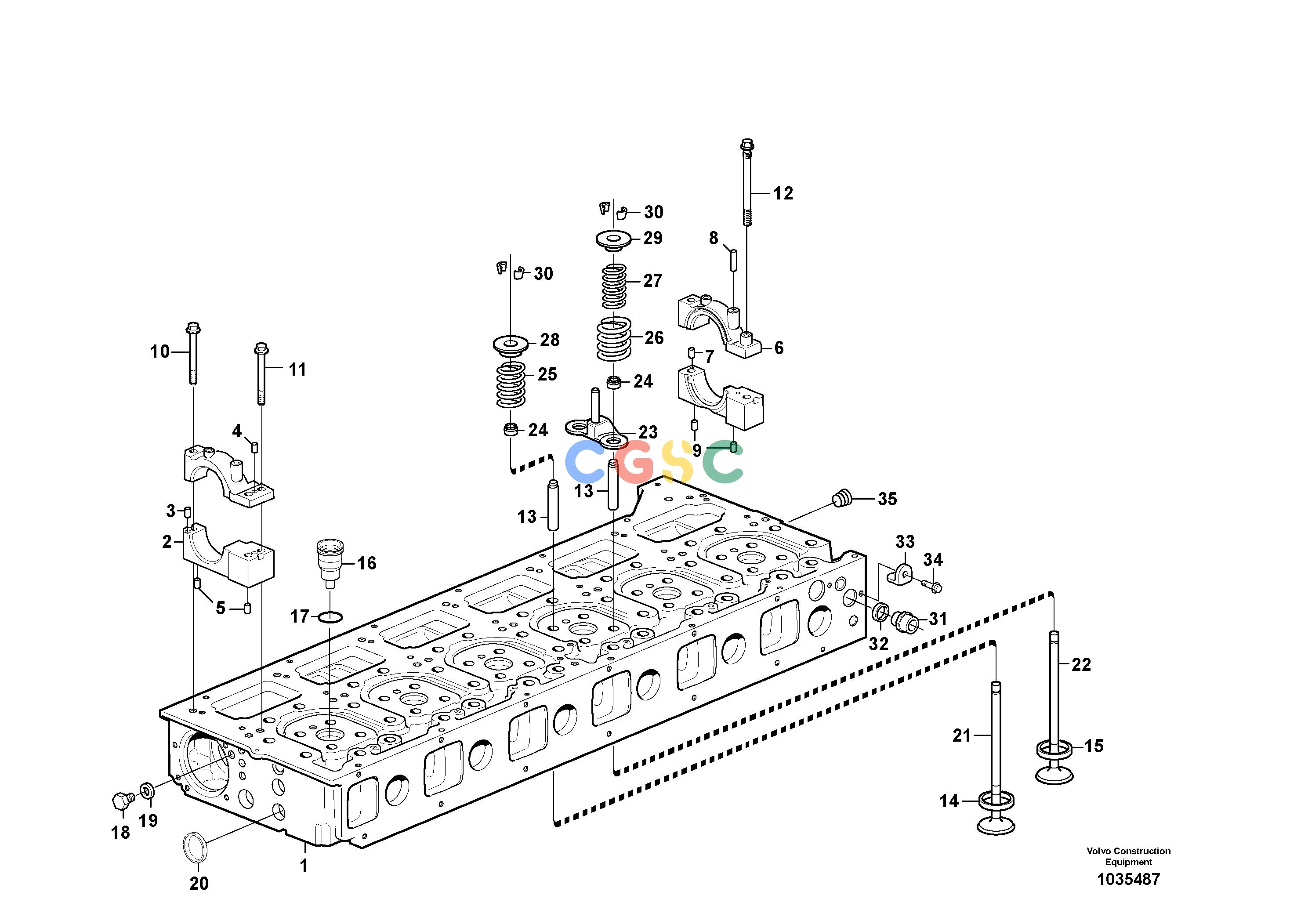 沃尔沃零件查询L350F Cylinder headNone NoneNoneENG - 21775Autodata Volvo online
