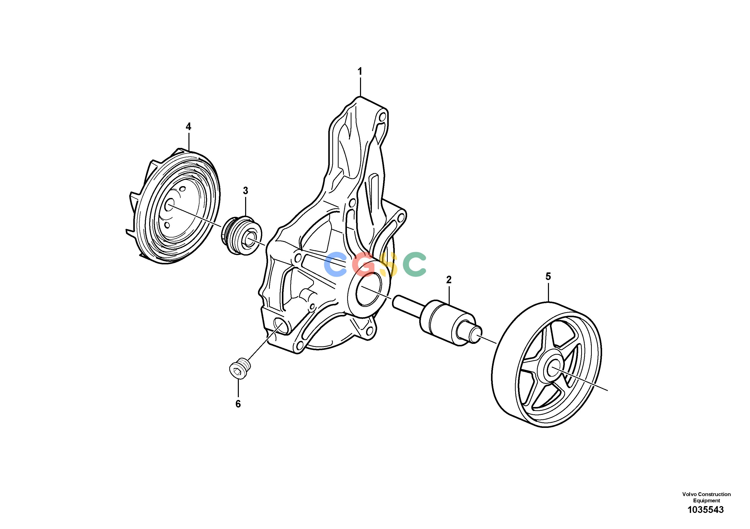 沃尔沃零件查询FBR2800C Water pumpS/N 110001-1100168286906-NoneNoneNoneNoneAutodata Volvo online