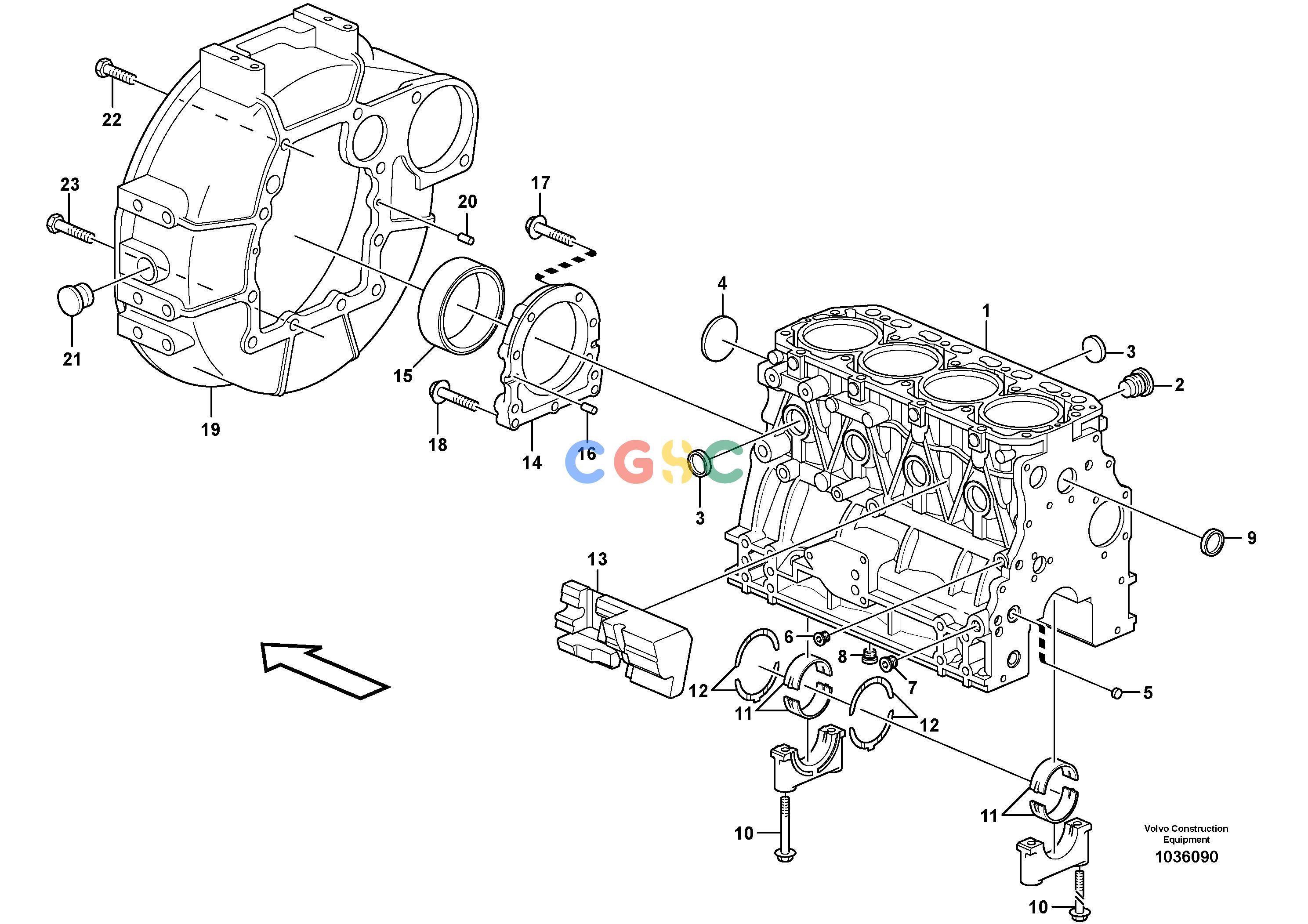 沃尔沃零件查询MC60B Cylinder blockS/N 71000 - NoneNoneNoneAutodata Volvo online